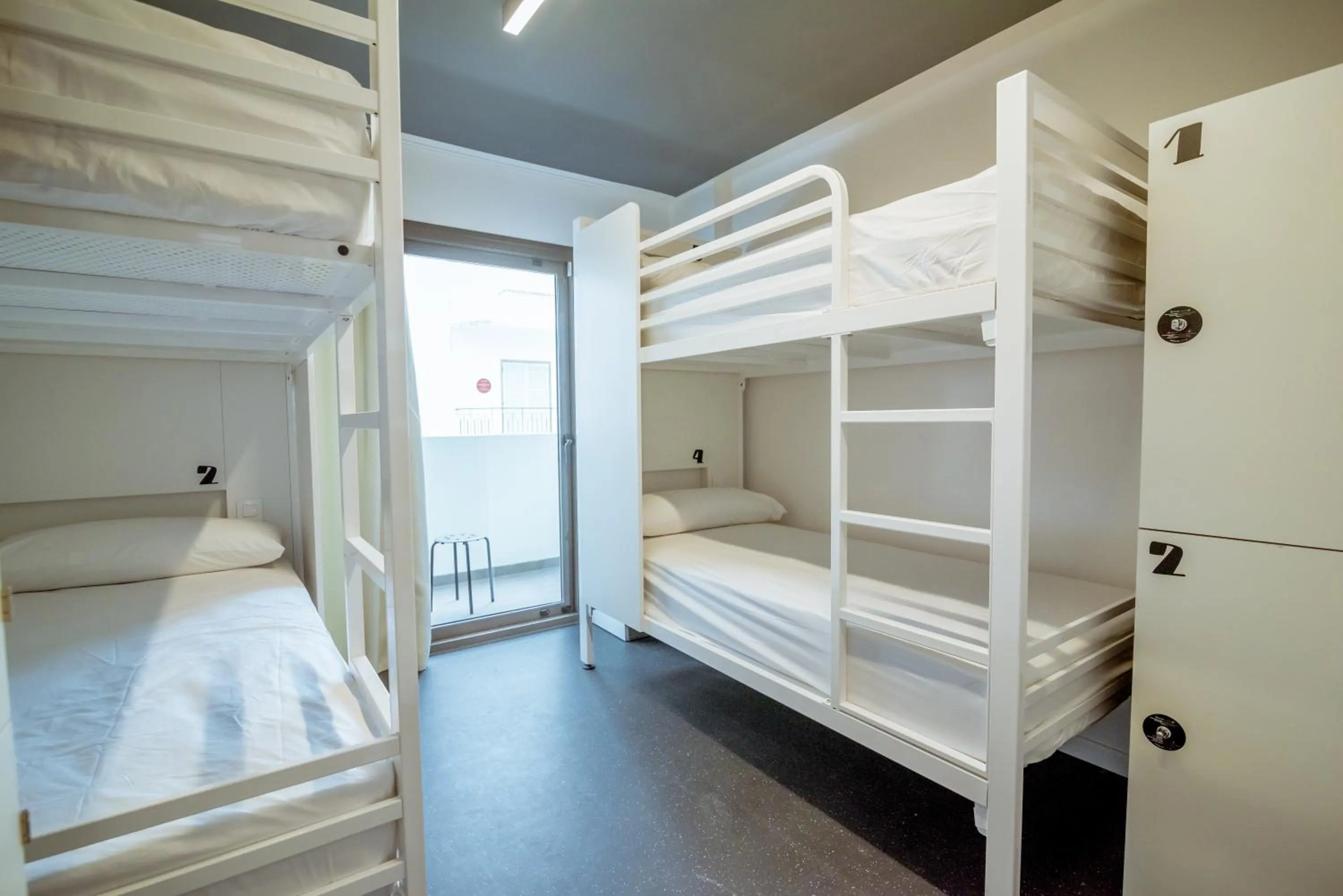 bunk bed, Bed in AMISTAT Island Hostel Ibiza - ALBERGUE JUVENIL