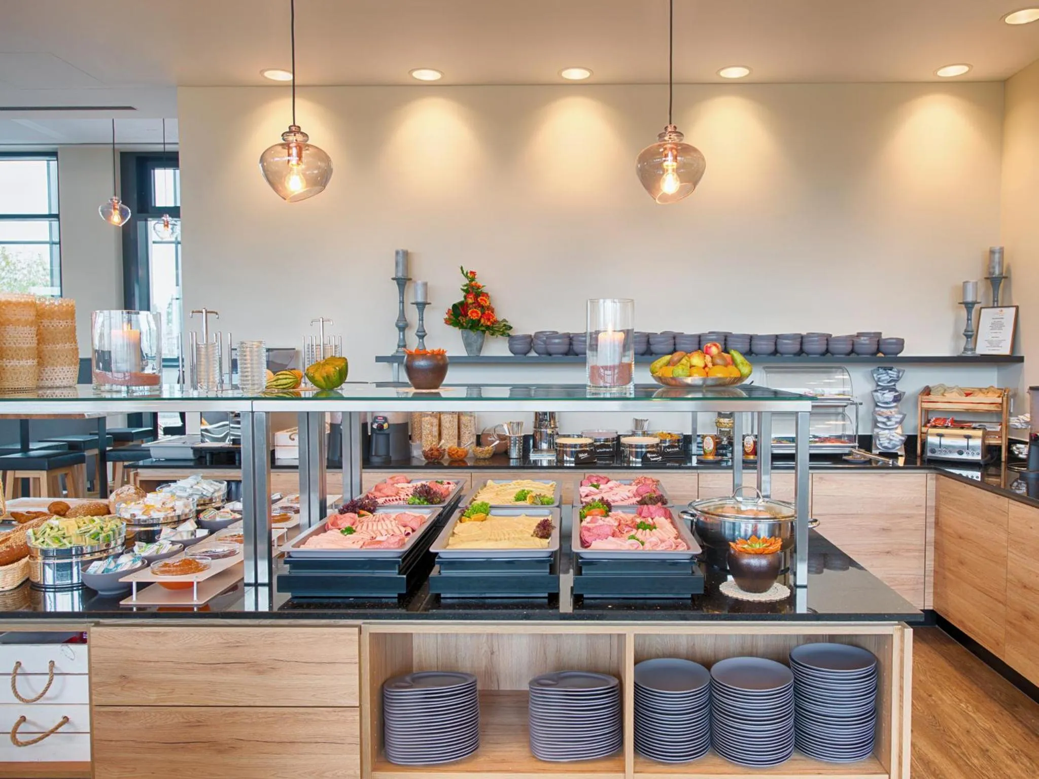 Buffet breakfast in LOGINN Hotel Leipzig