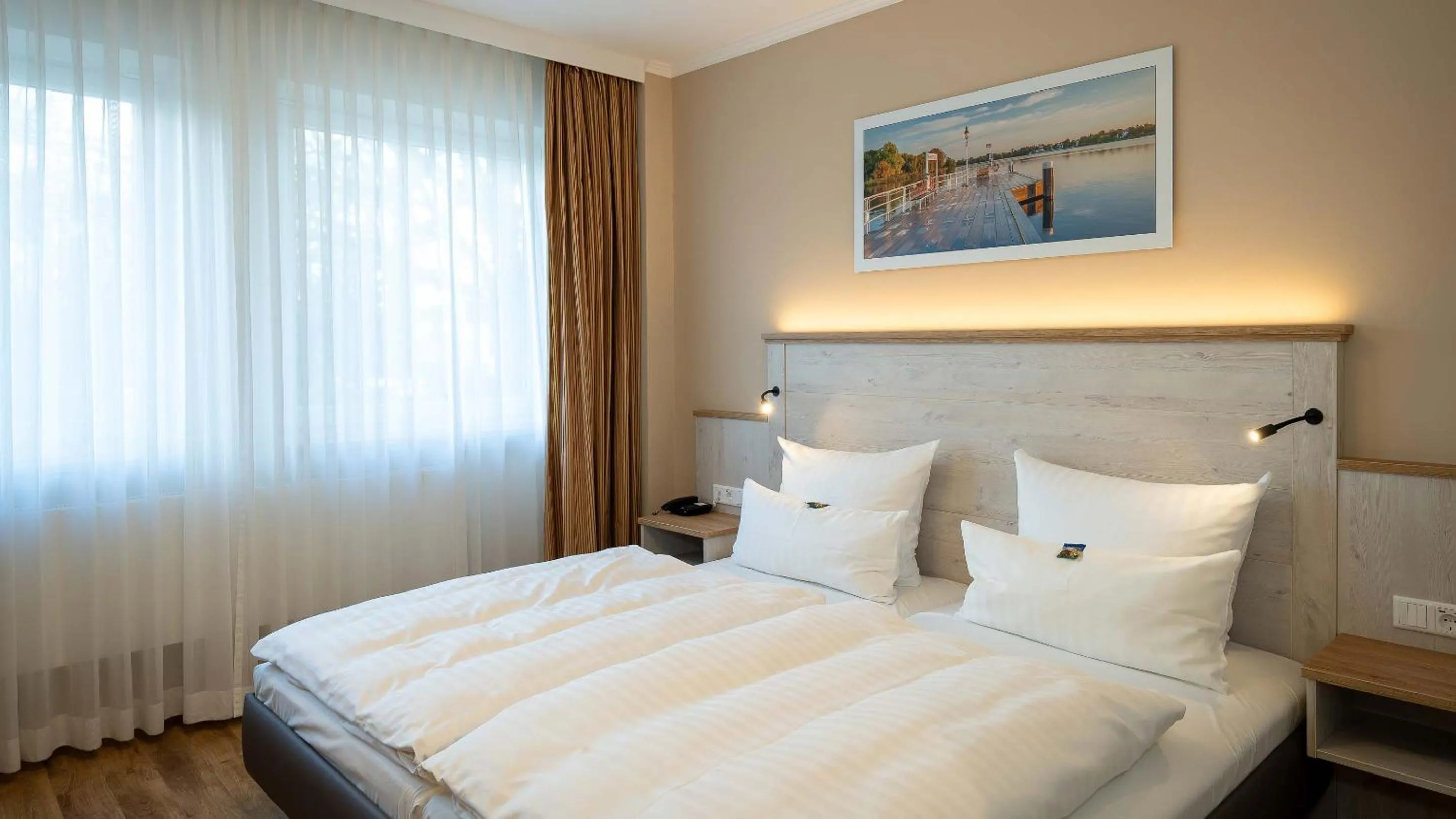 Bed in Boutique Hotel Rosengarten Hamburg