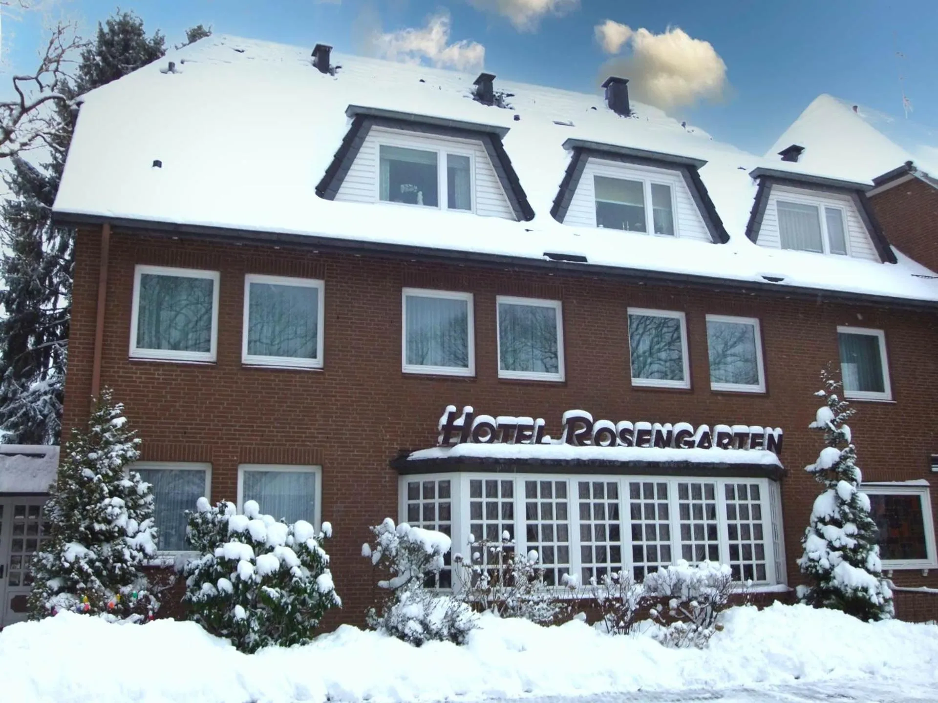 Property building in Boutique Hotel Rosengarten Hamburg