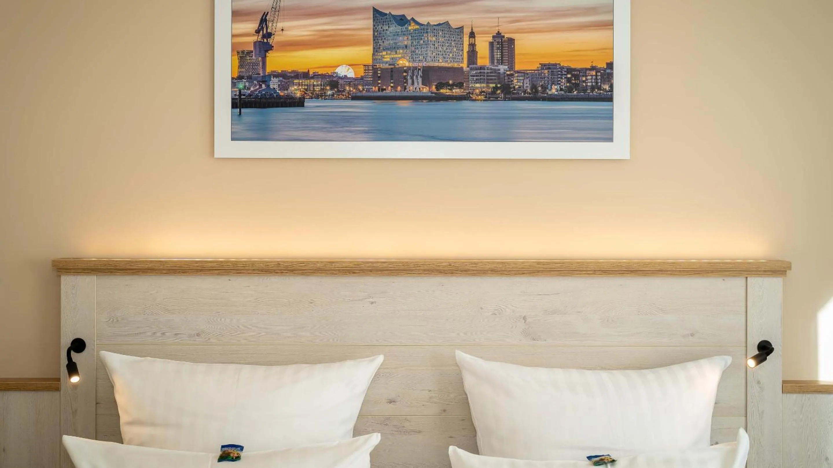 Bed in Boutique Hotel Rosengarten Hamburg