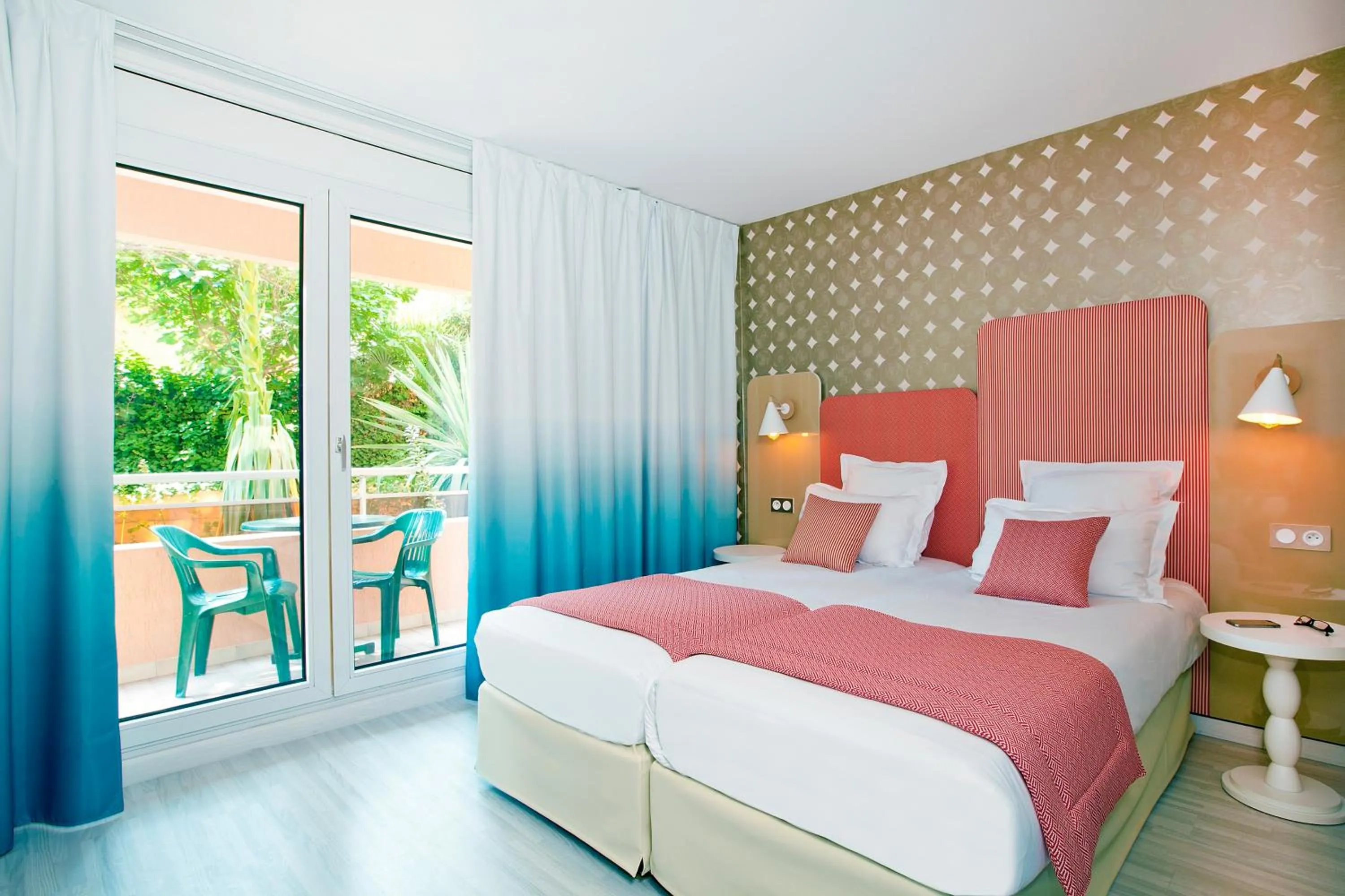 Balcony/Terrace, Bed in Residhome Nice Promenade