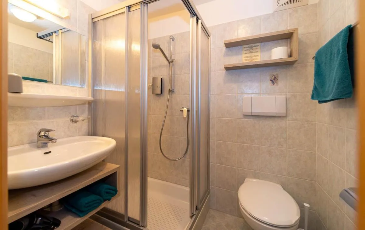 Shower in Haus Claudia B&B