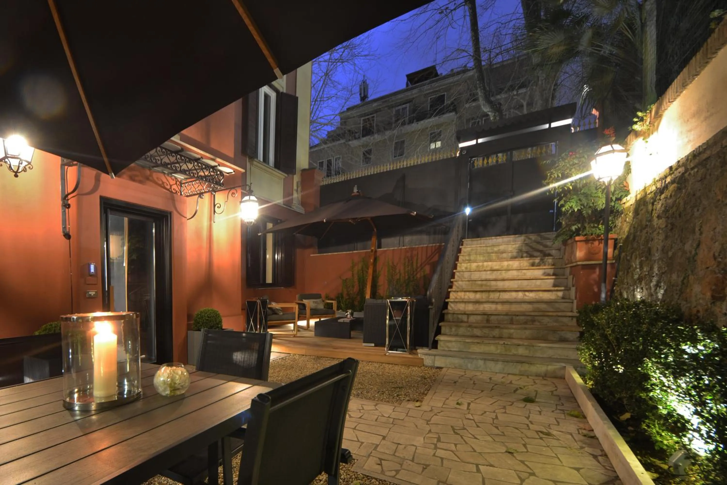 Patio in Parioli Place B&B