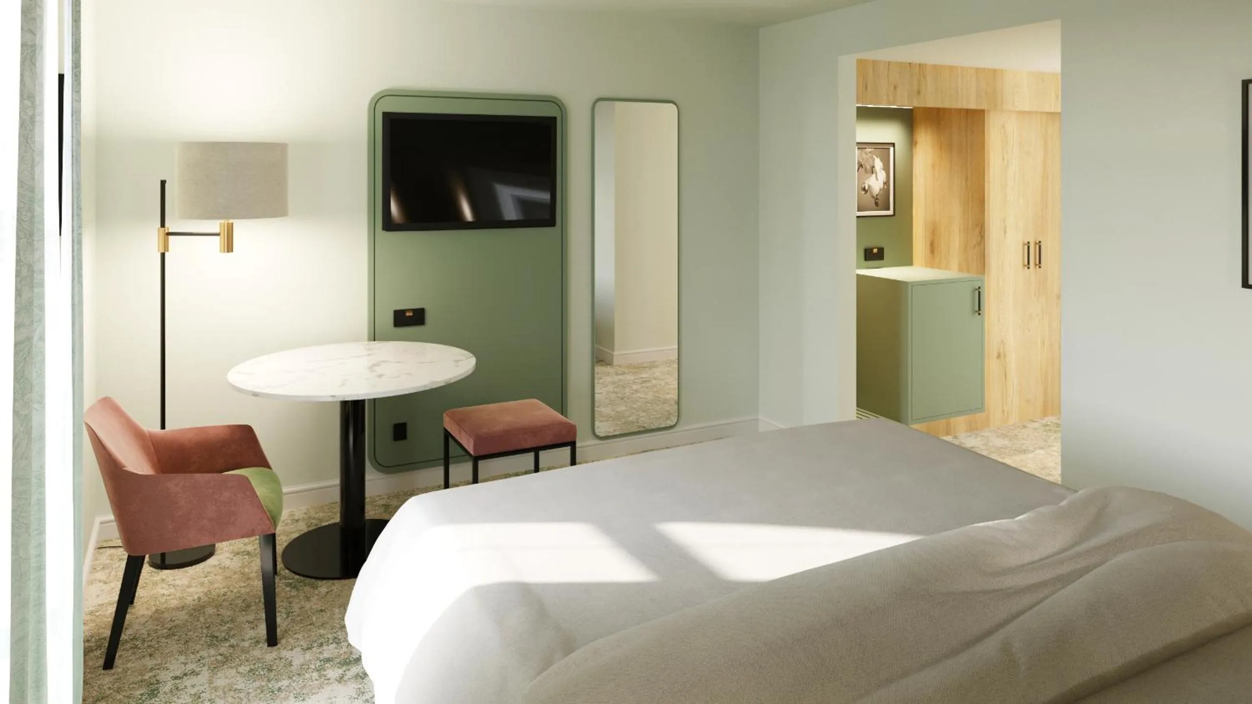 Bed in DoubleTree by Hilton Chester