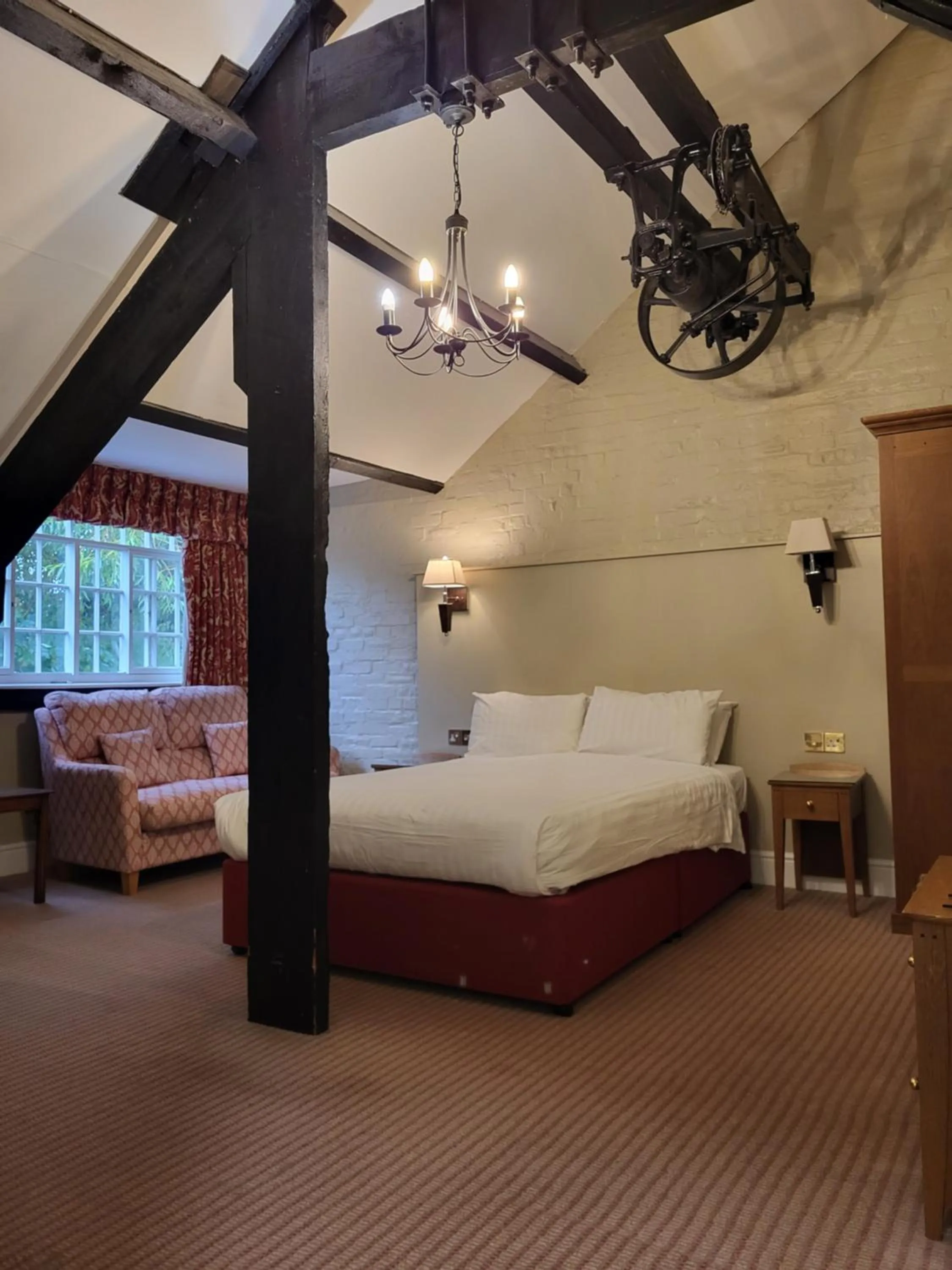 Bedroom, Bed in Hall Garth Hotel Darlington, Sure Hotel Collection by BW