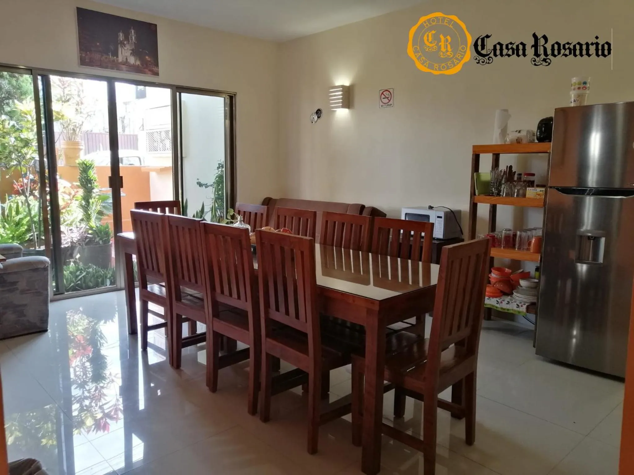 Kitchen or kitchenette in Hotel Casa Rosario