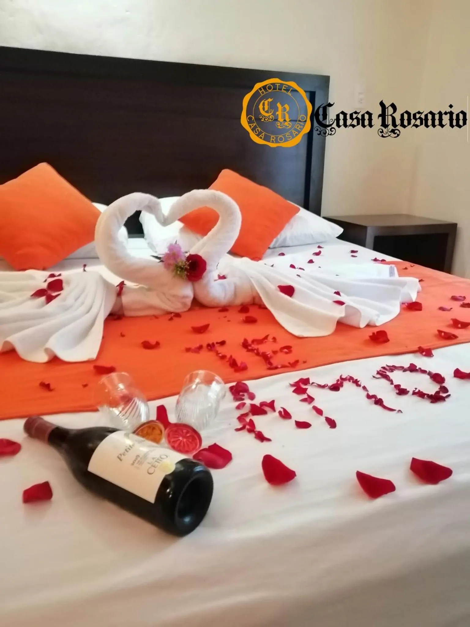 Bed in Hotel Casa Rosario