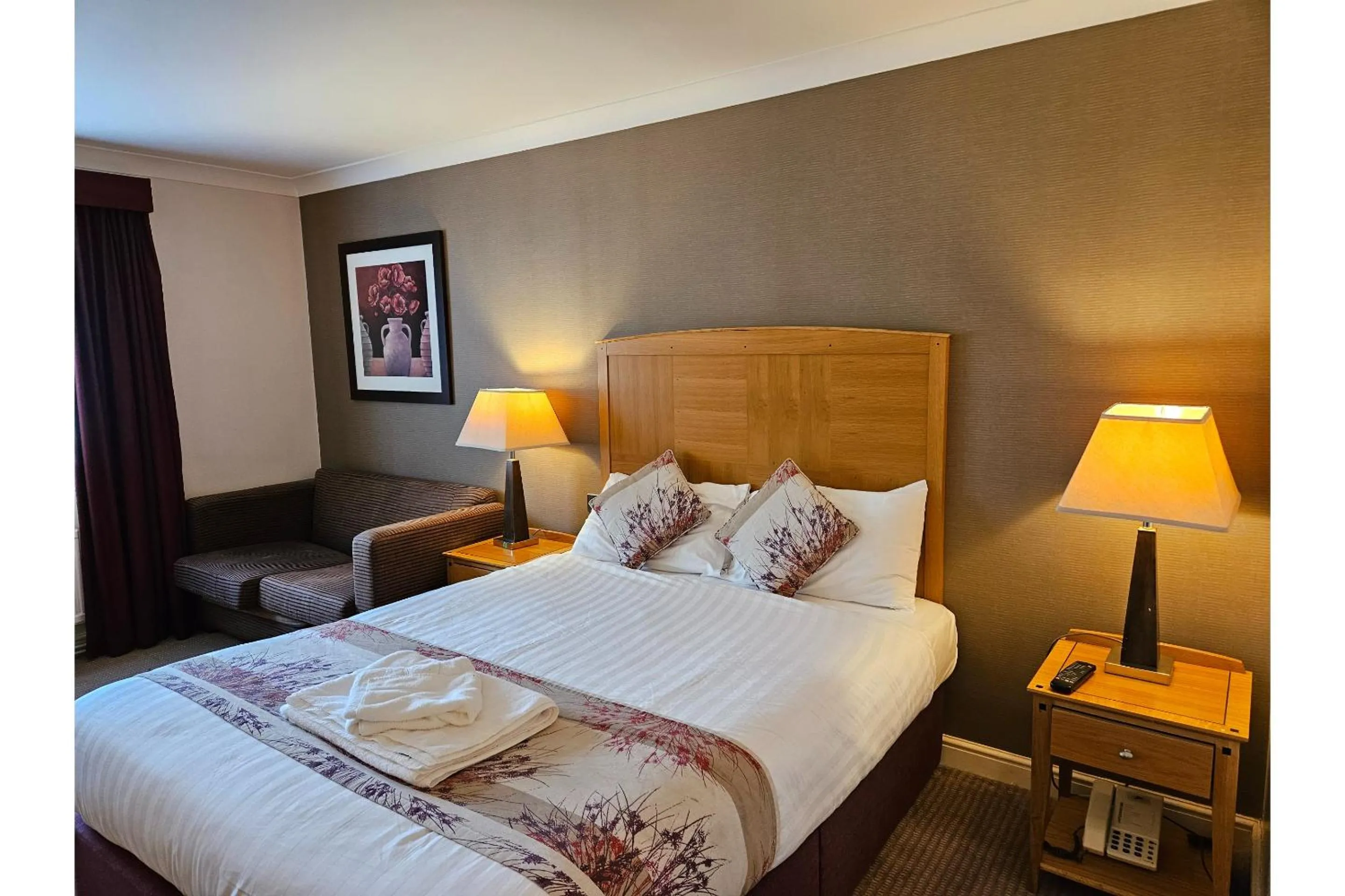 Bedroom, Bed in OYO Blaby Westfield Hotel