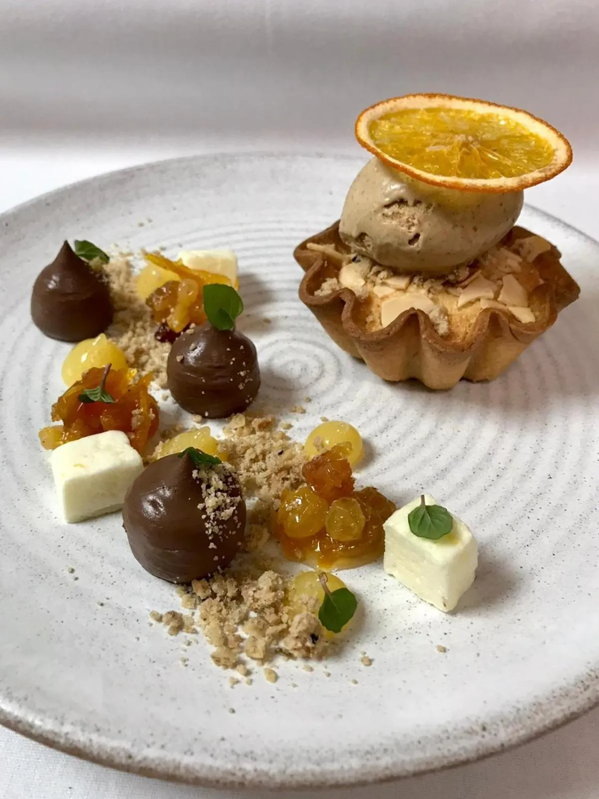 Food close-up in The Maids Head Hotel