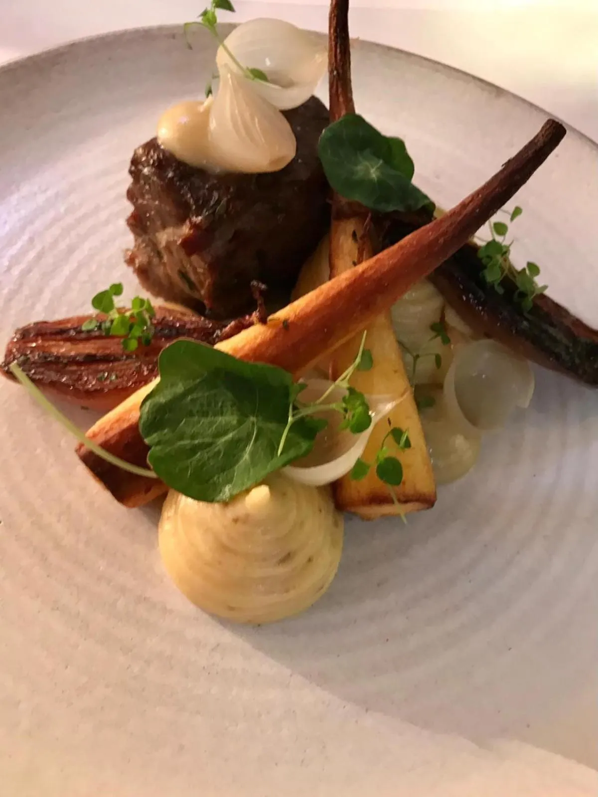 Food close-up in The Maids Head Hotel