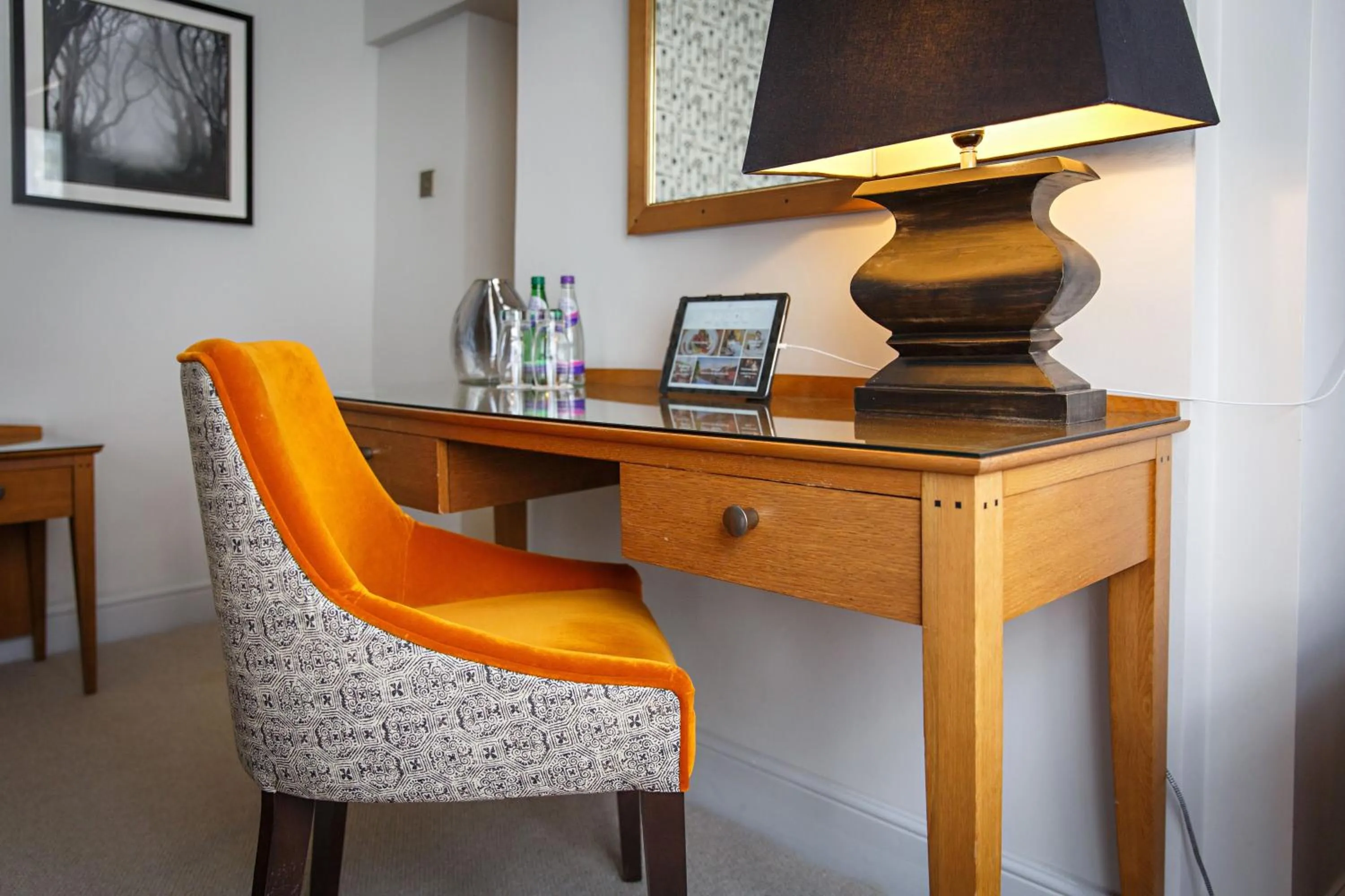 Seating area in The Maids Head Hotel