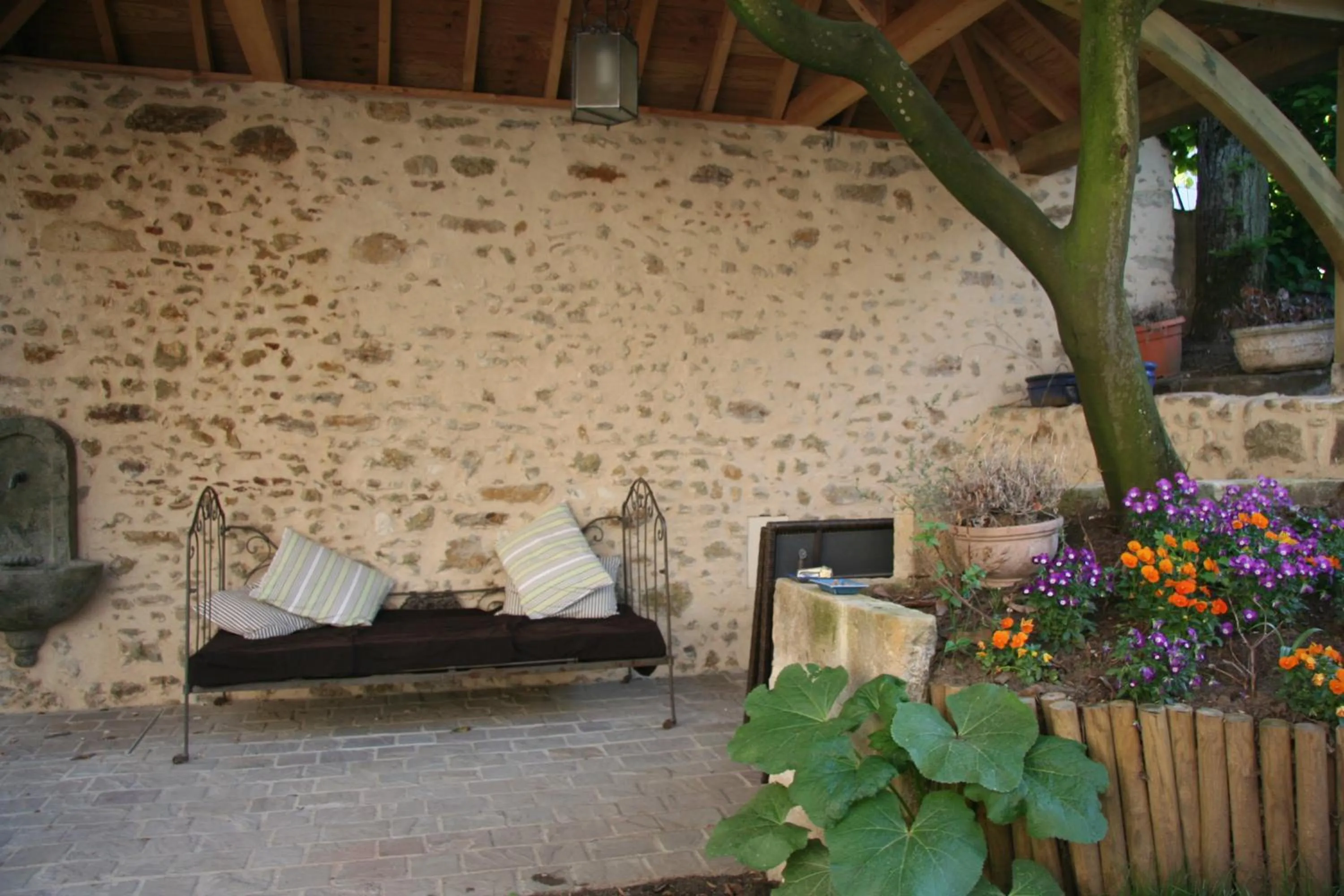 Garden in Chambres d'hôtes Le Clos d'Hauteville
