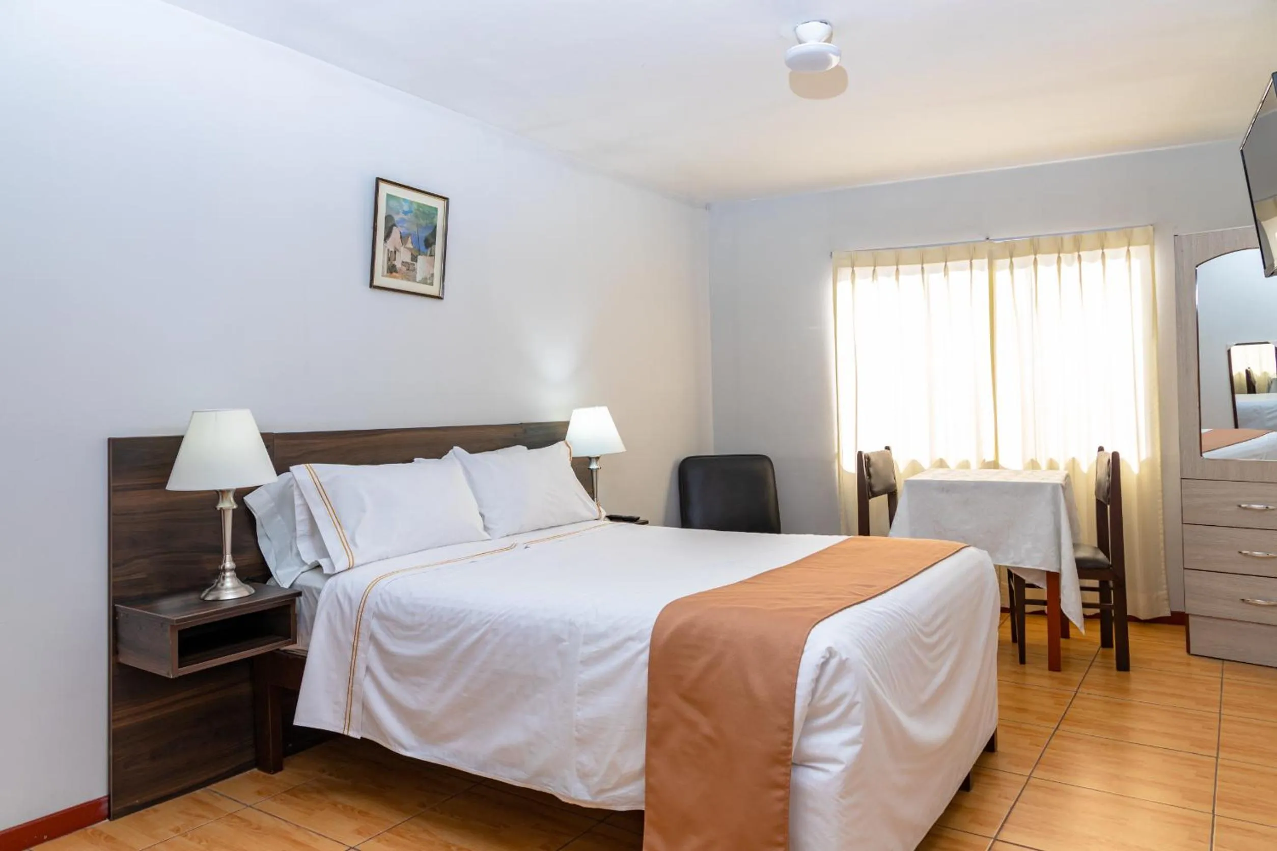 Bed in Hotel Plaza San Antonio Arequipa