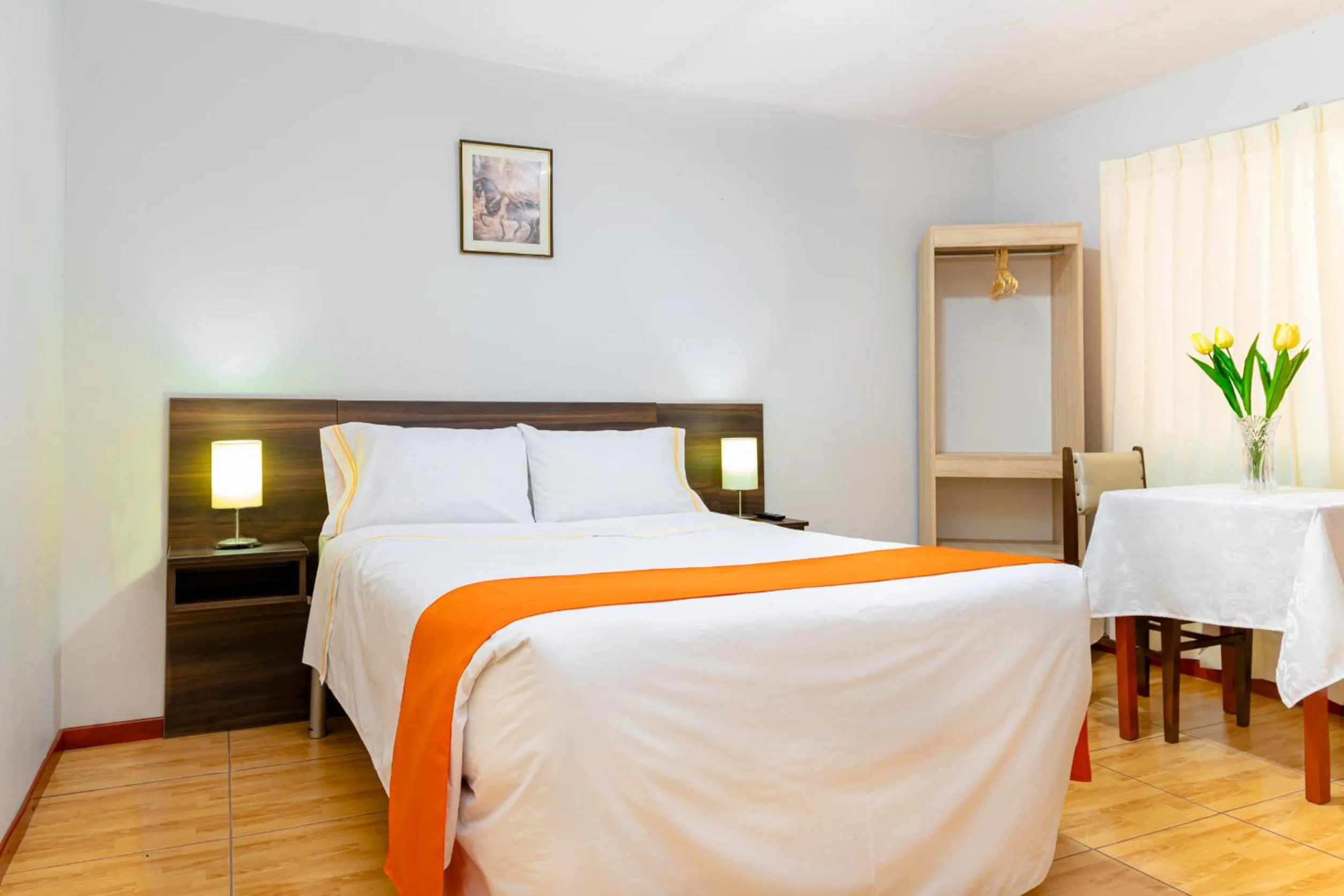 Bed in Hotel Plaza San Antonio Arequipa