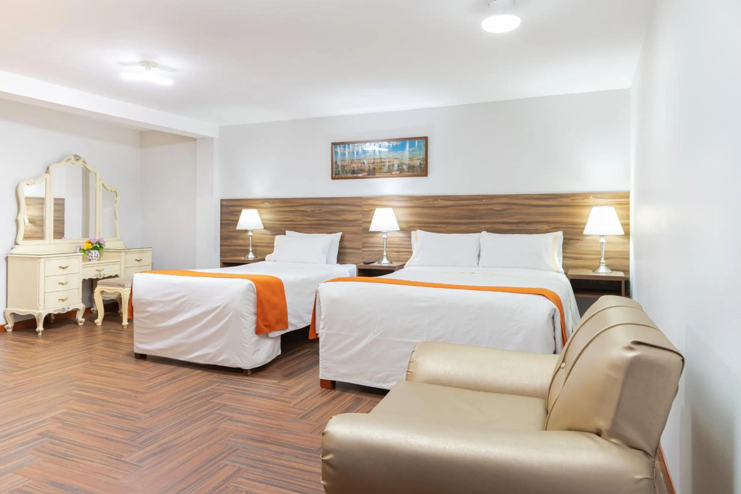 Bed in Hotel Plaza San Antonio Arequipa