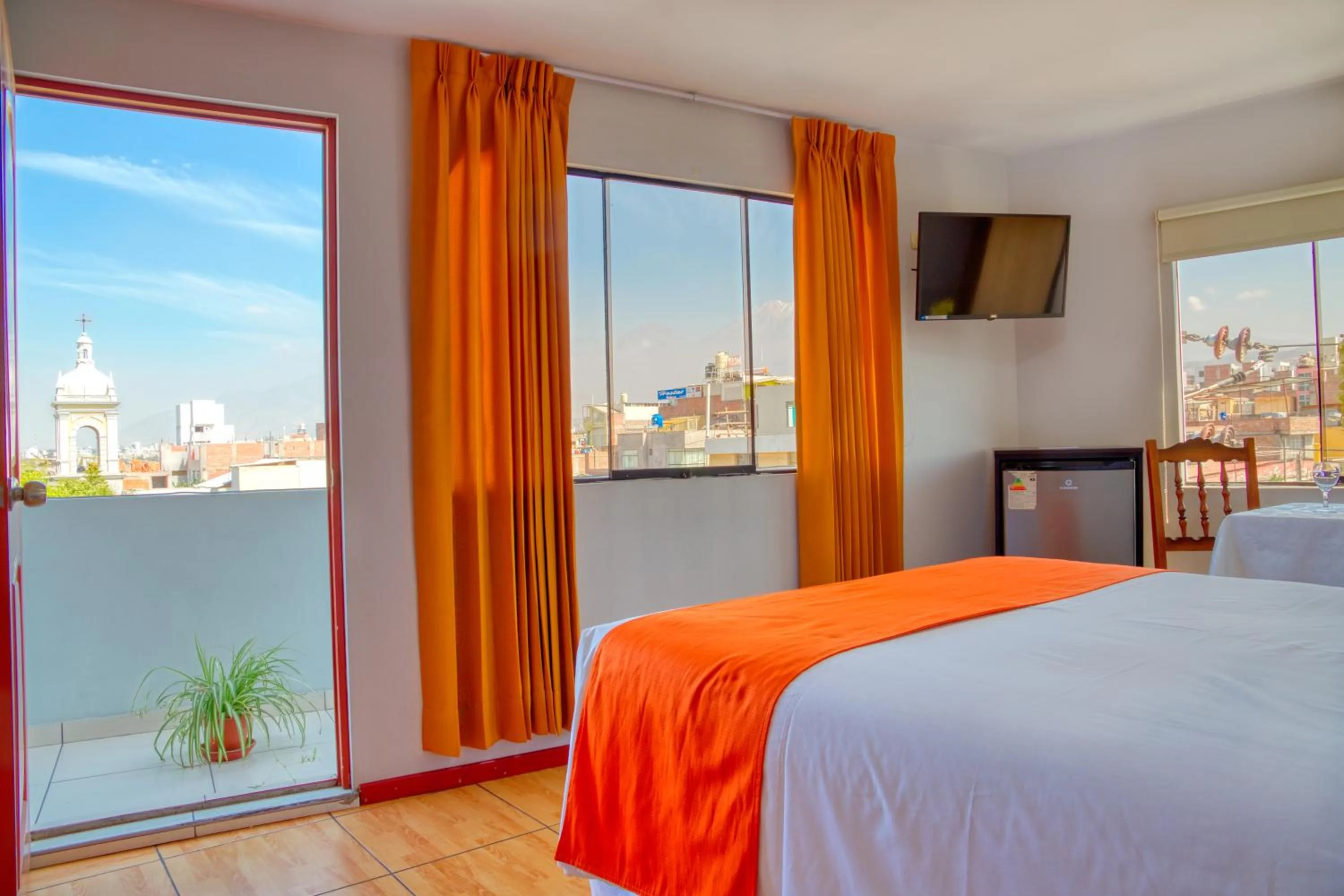 Bedroom, Bed in Hotel Plaza San Antonio Arequipa