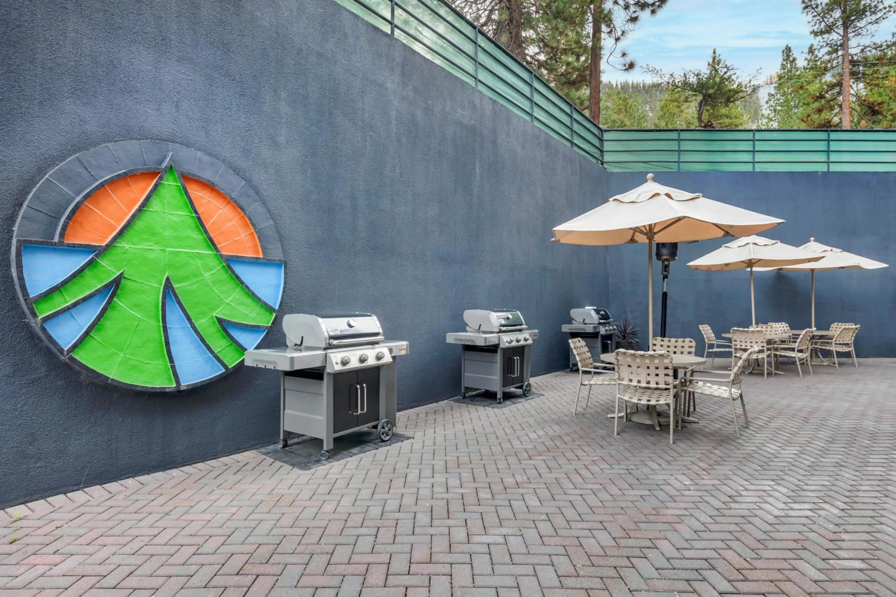 Patio in Hilton Vacation Club Tahoe Seasons Lake Tahoe