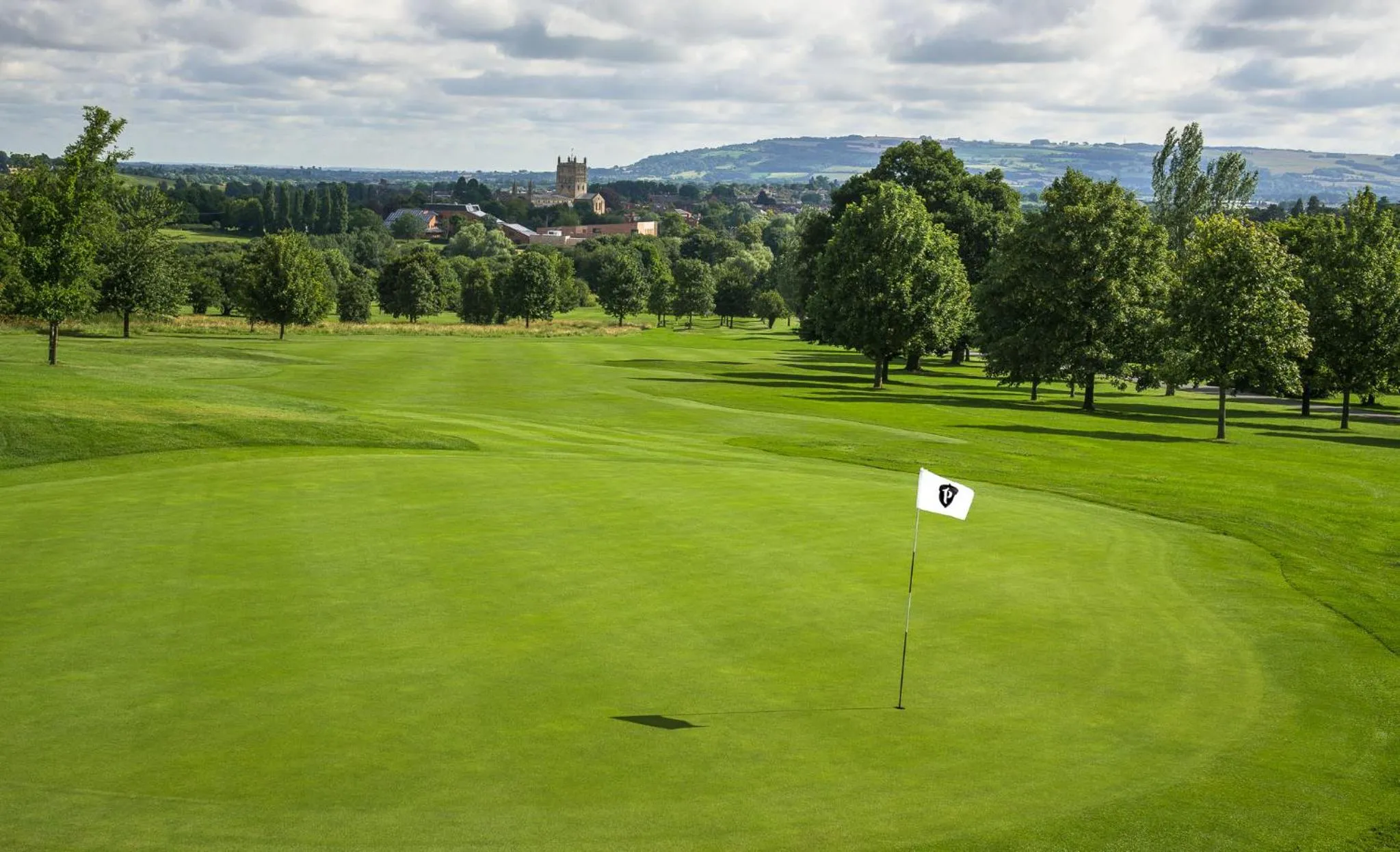 Golfcourse in Tewkesbury Park