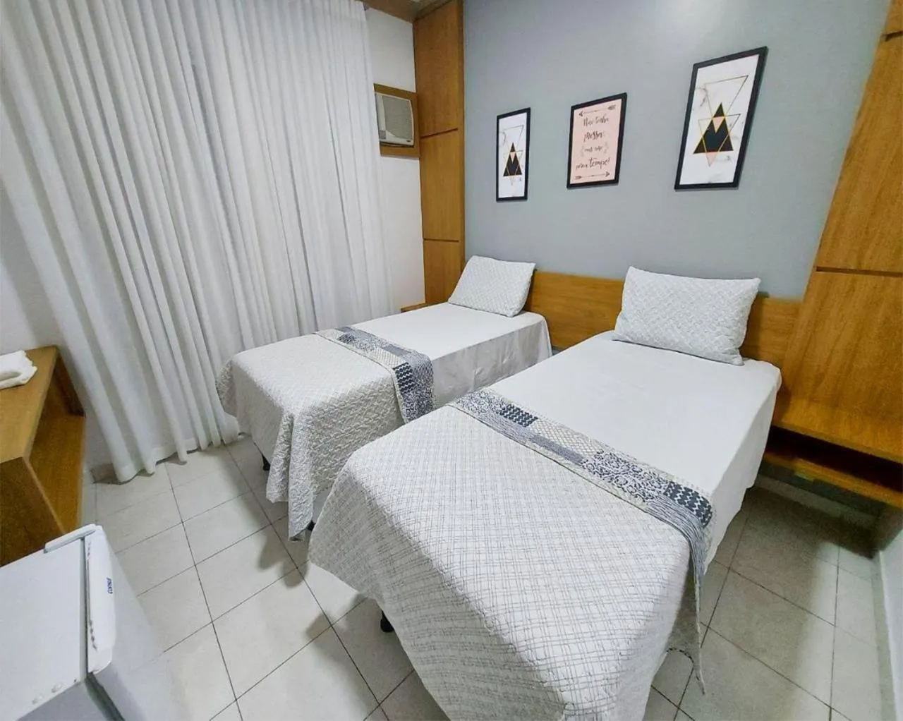 Bed in Hotel Pequeno Principe