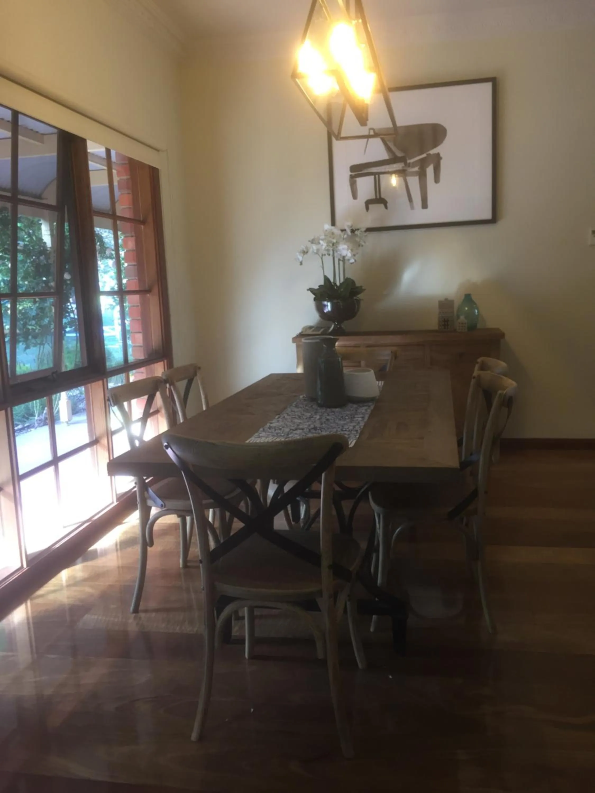 Communal kitchen in Helen's Homestead
