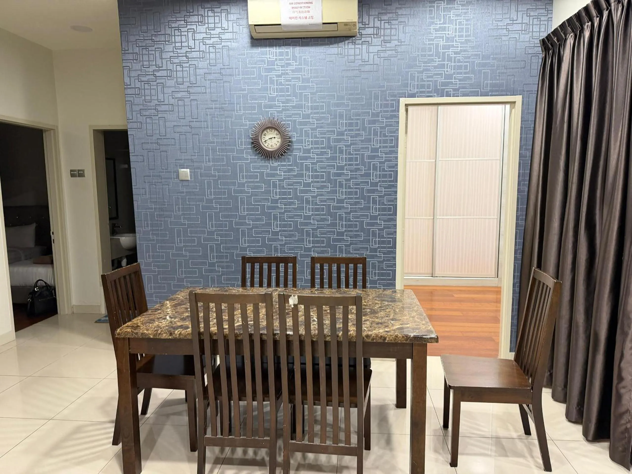 Dining area in Borneo Coastal Residence @ IMAGO Mall
