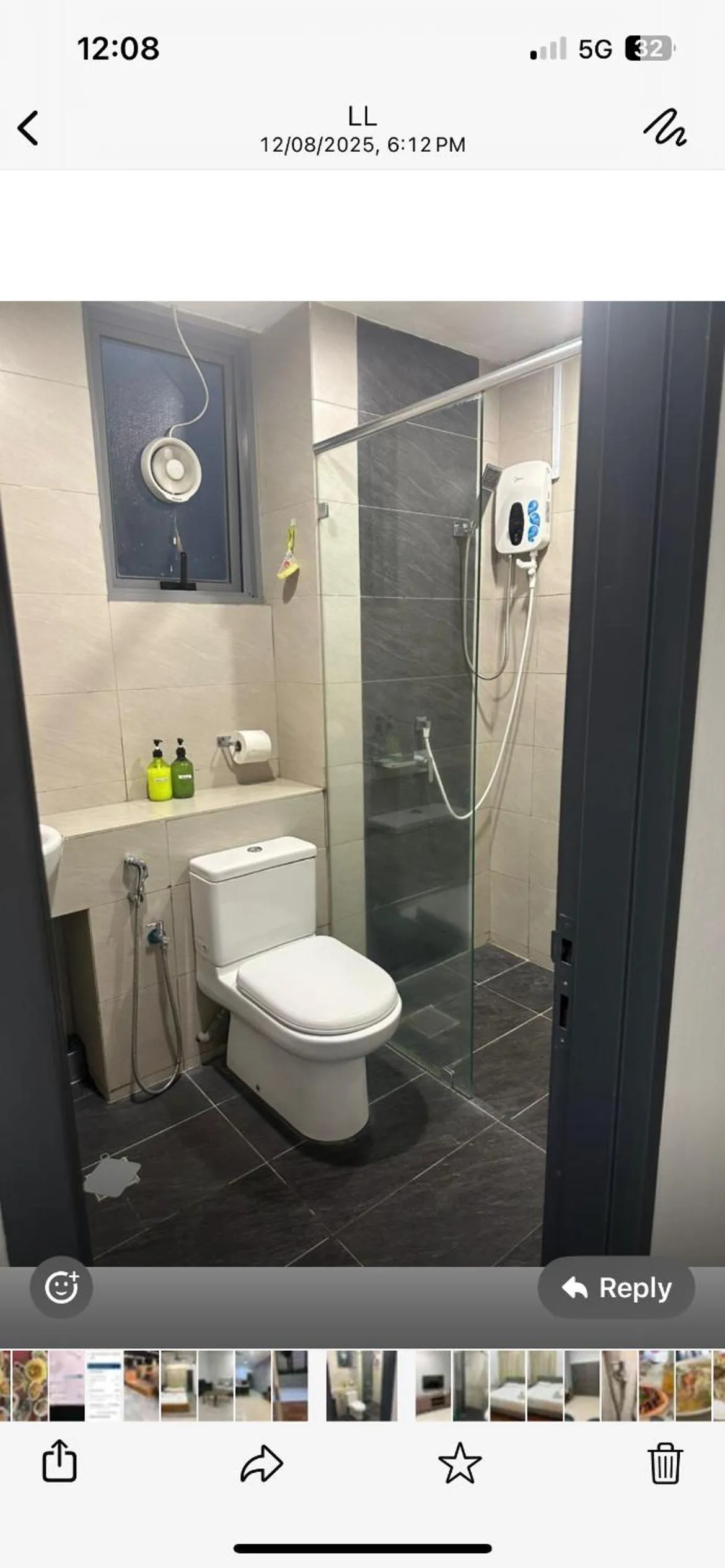 Bathroom in Borneo Coastal Residence @ IMAGO Mall