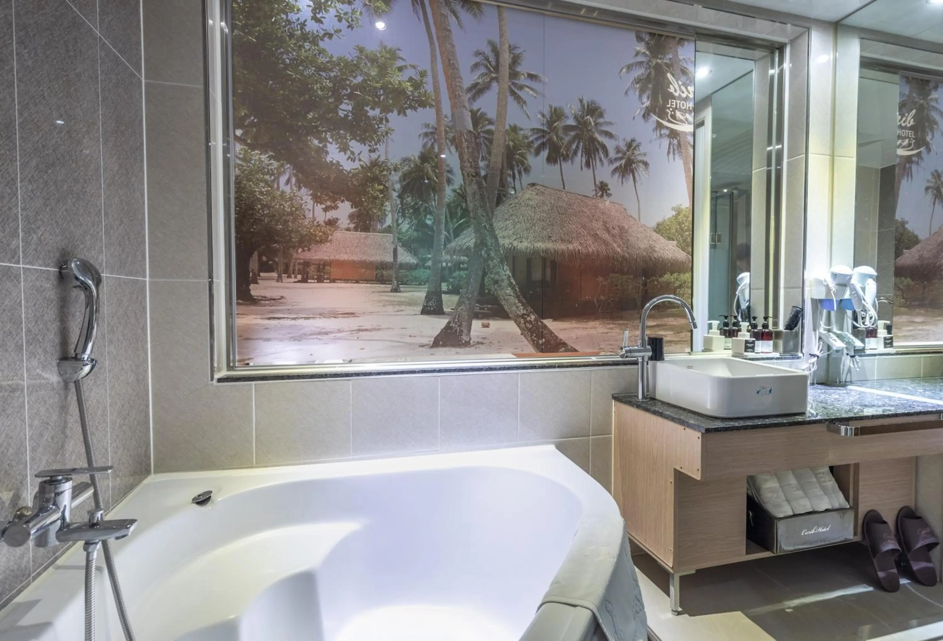 Bathroom in SongJeong Olla Hotel