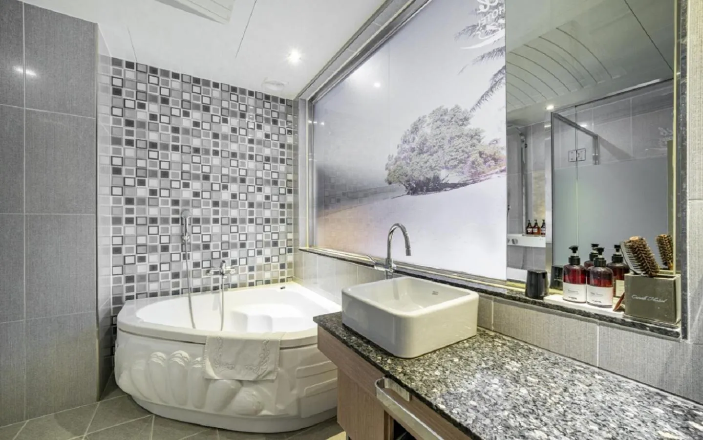 Bathroom in SongJeong Olla Hotel