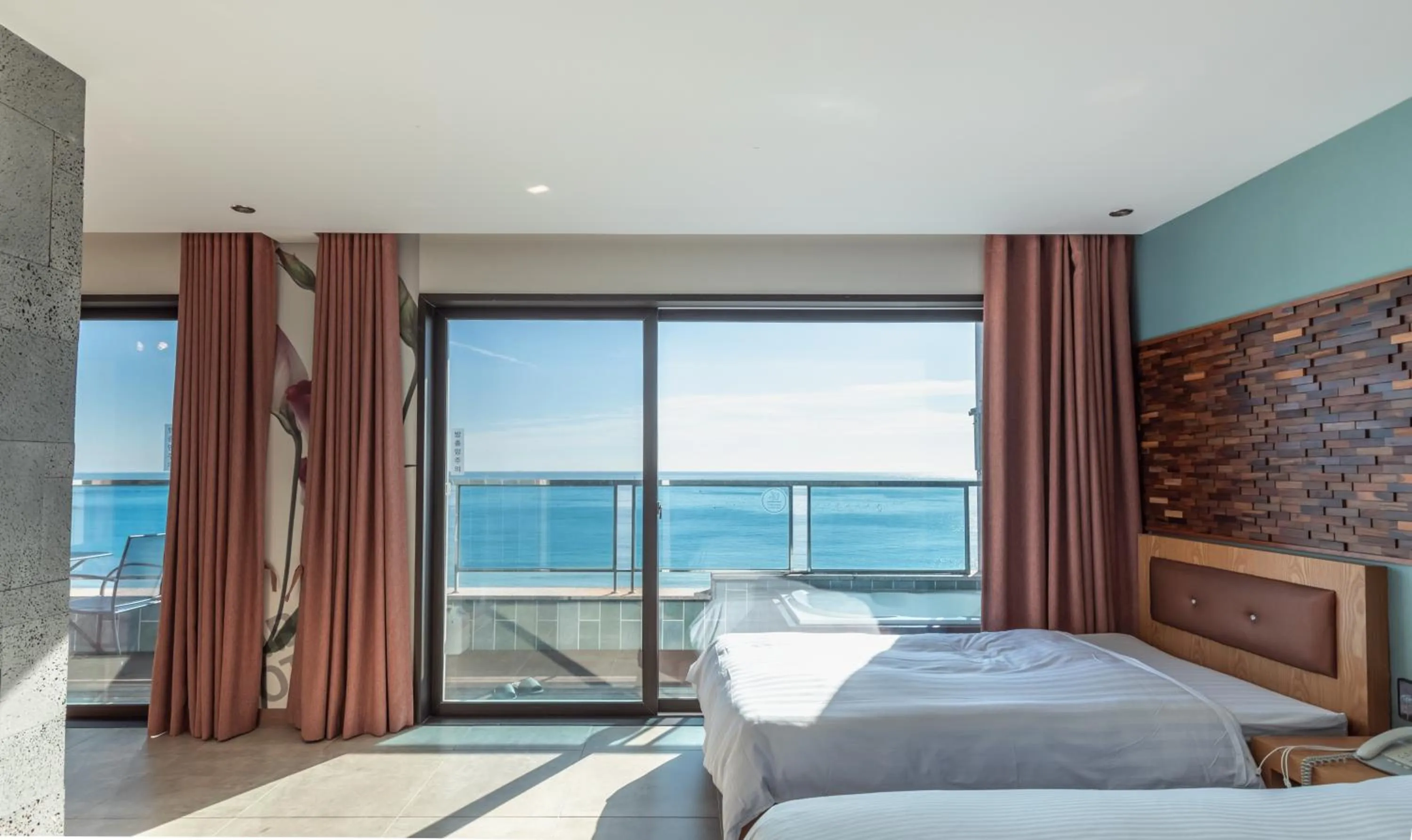 Sea view in SongJeong Olla Hotel