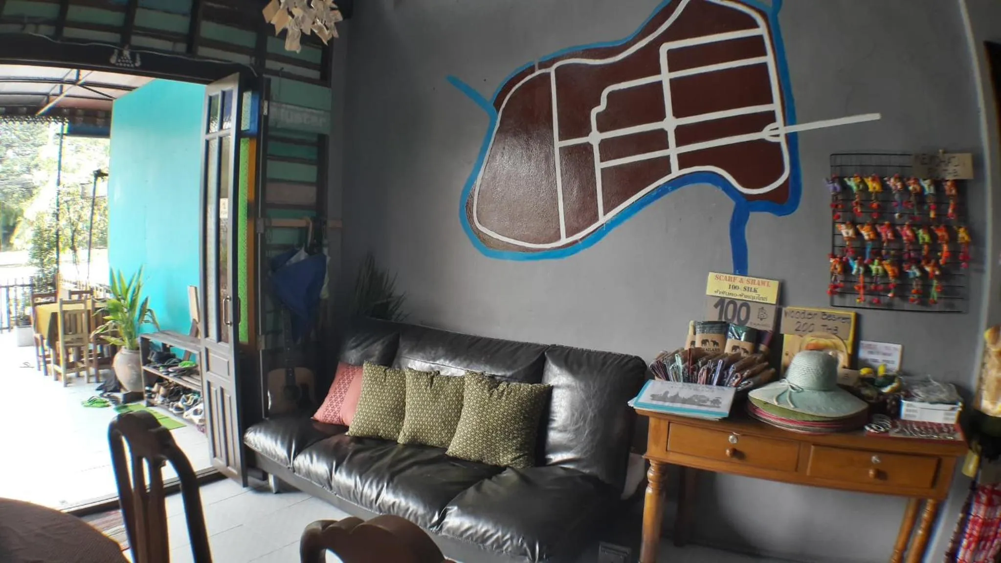 Living room in Muster House