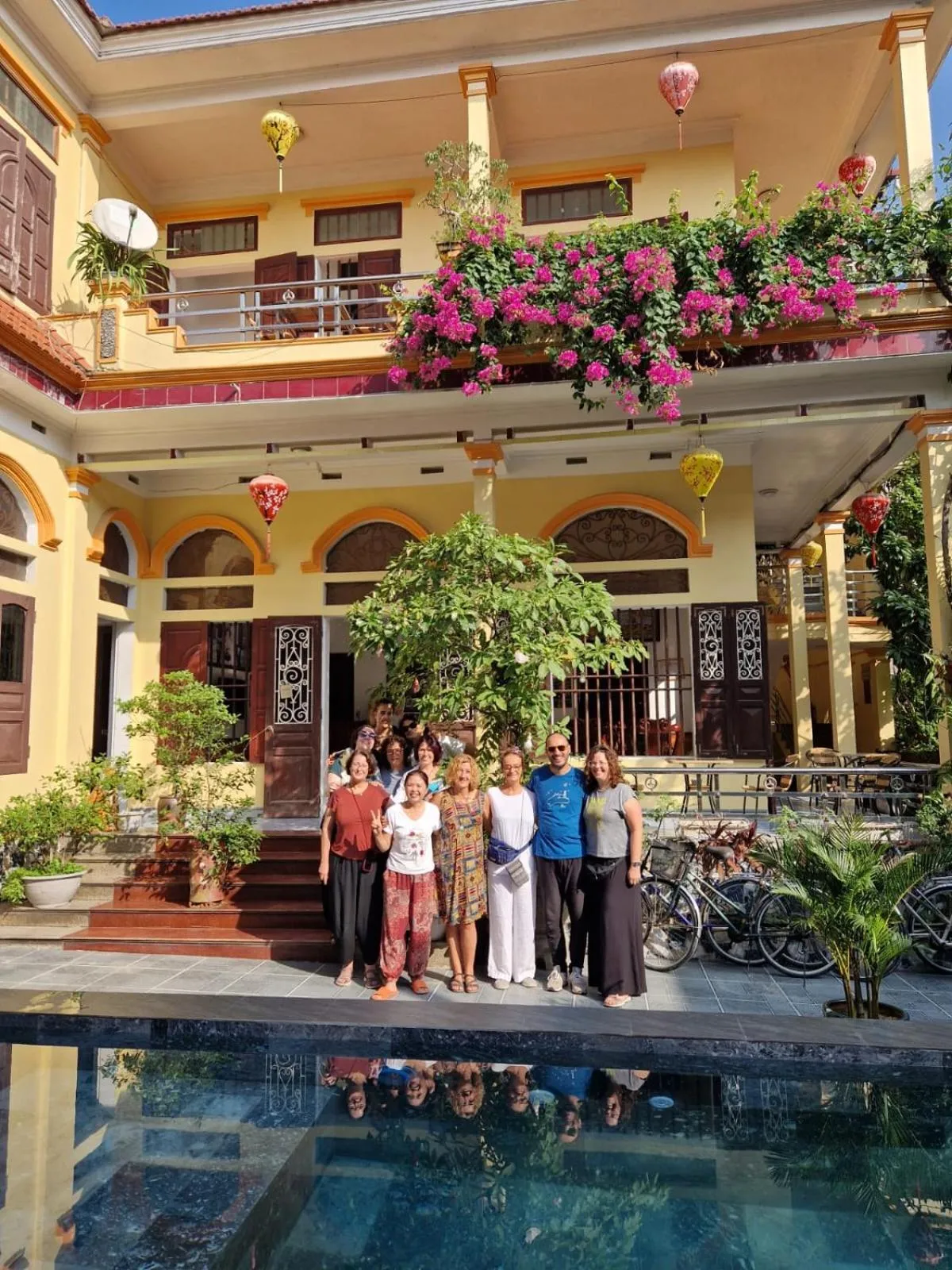People in Tam Coc Family Hotel