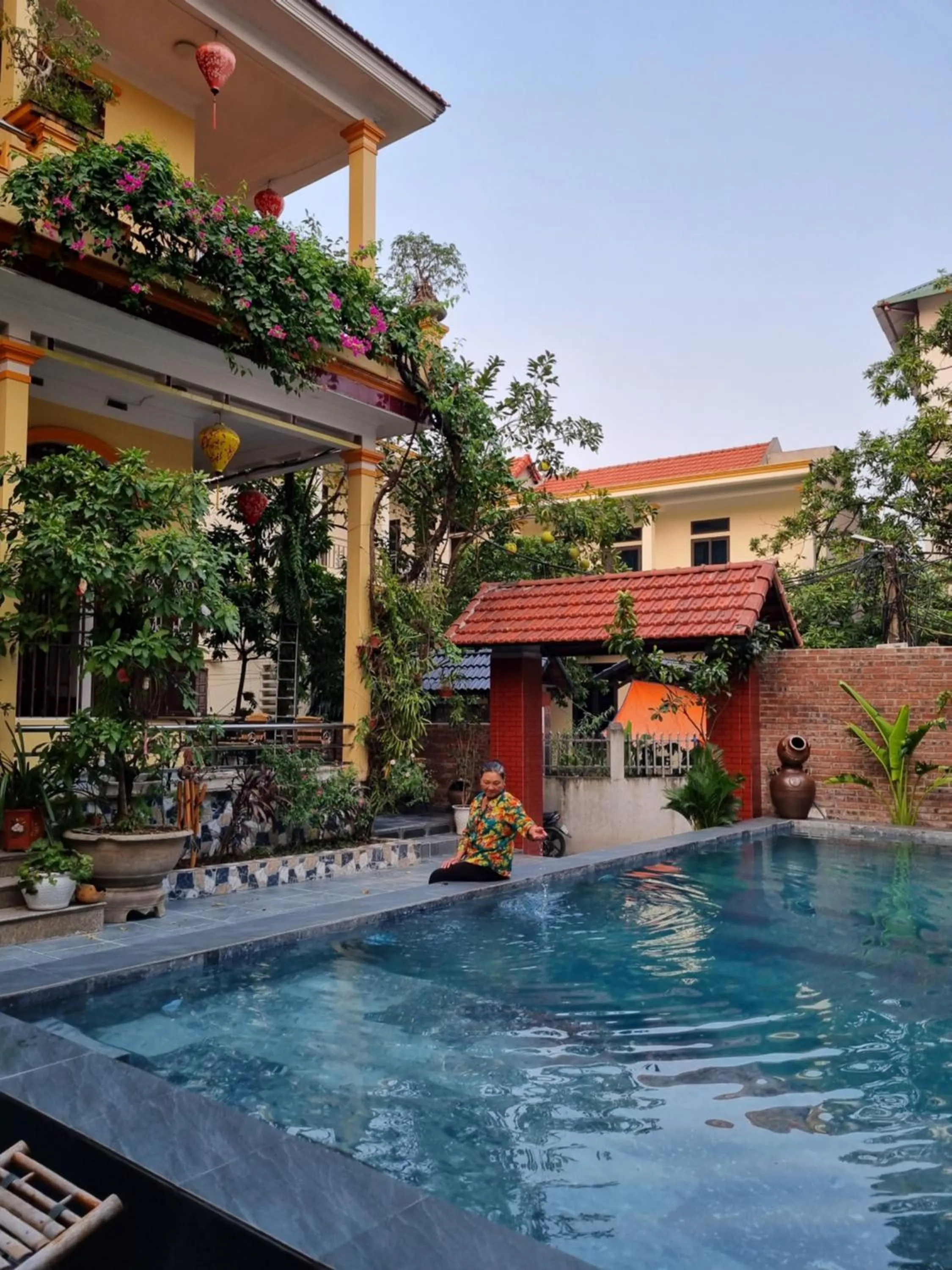 Swimming pool in Tam Coc Family Hotel