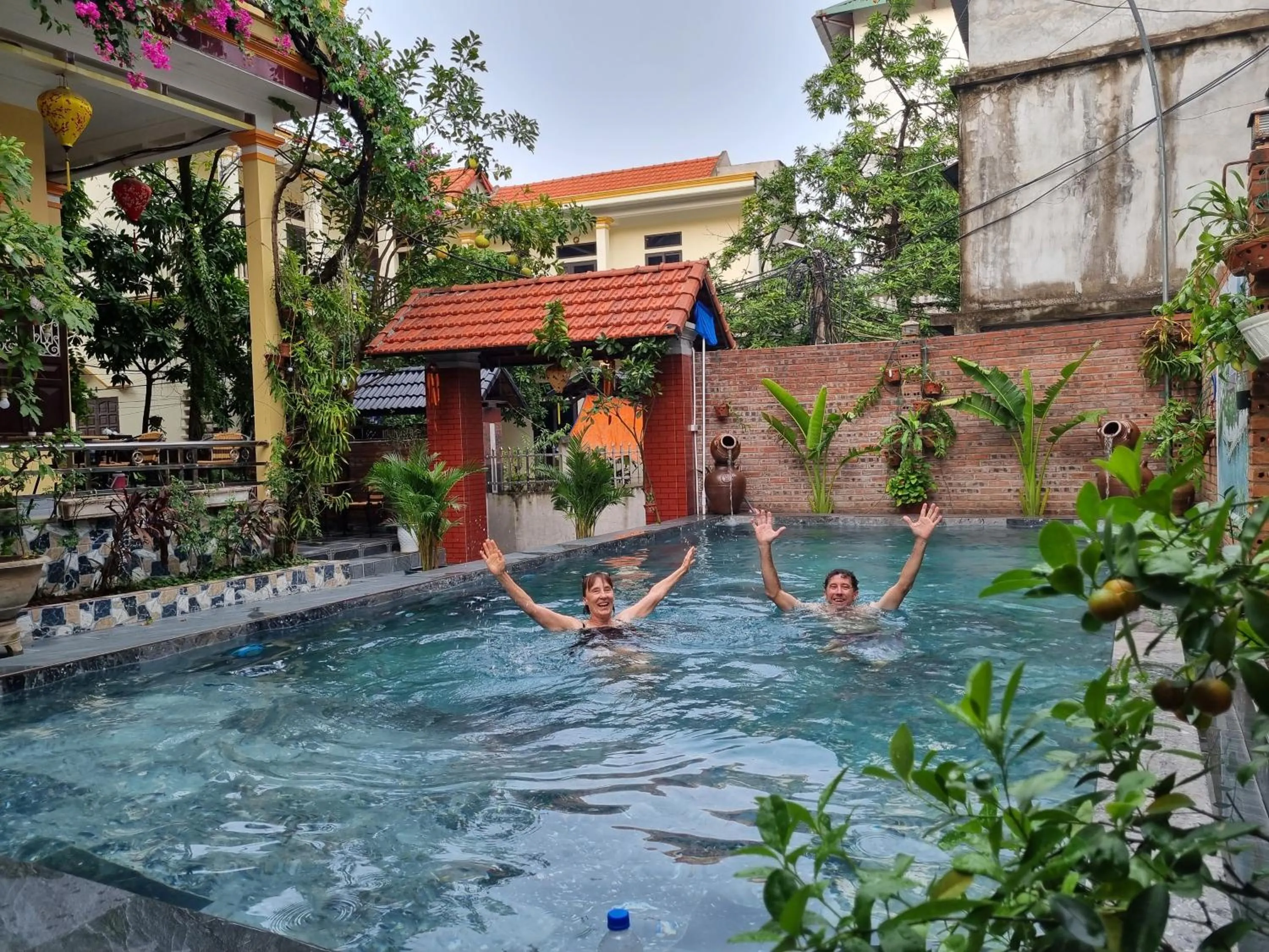 Swimming pool in Tam Coc Family Hotel