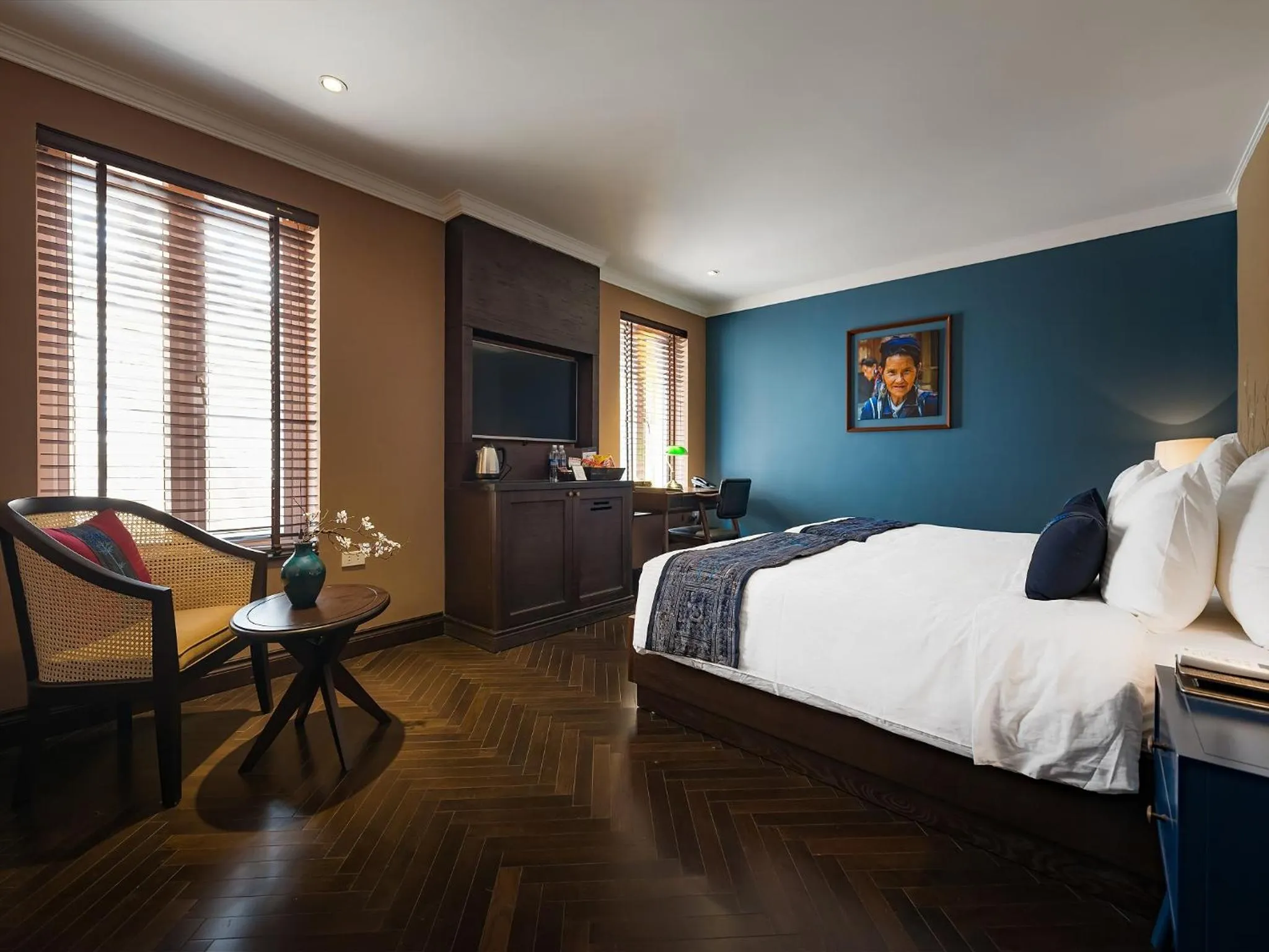 Seating area, Bed in Aliana Boutique Sapa Hotel & Spa