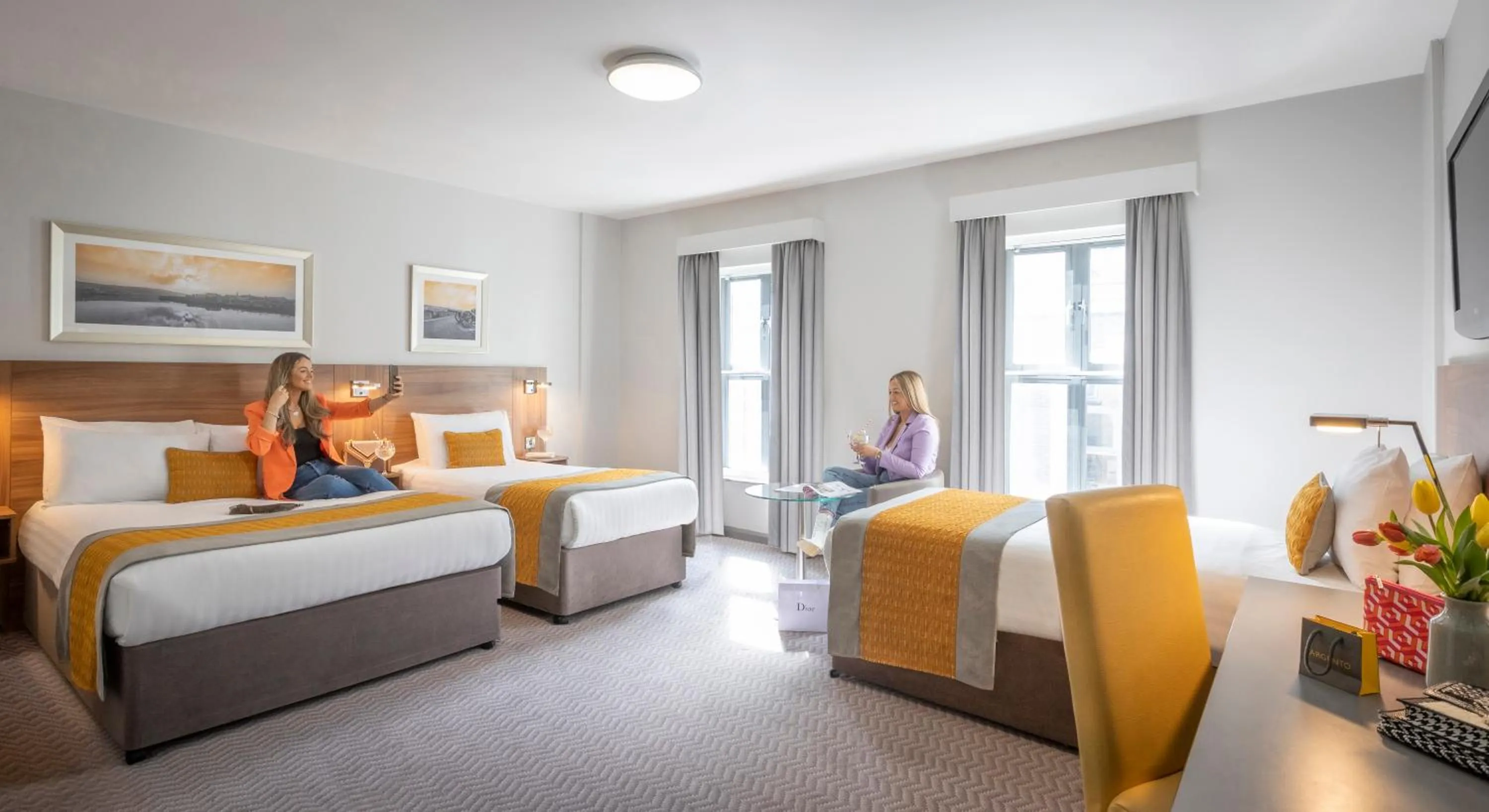 Bed in Maldron Hotel Derry