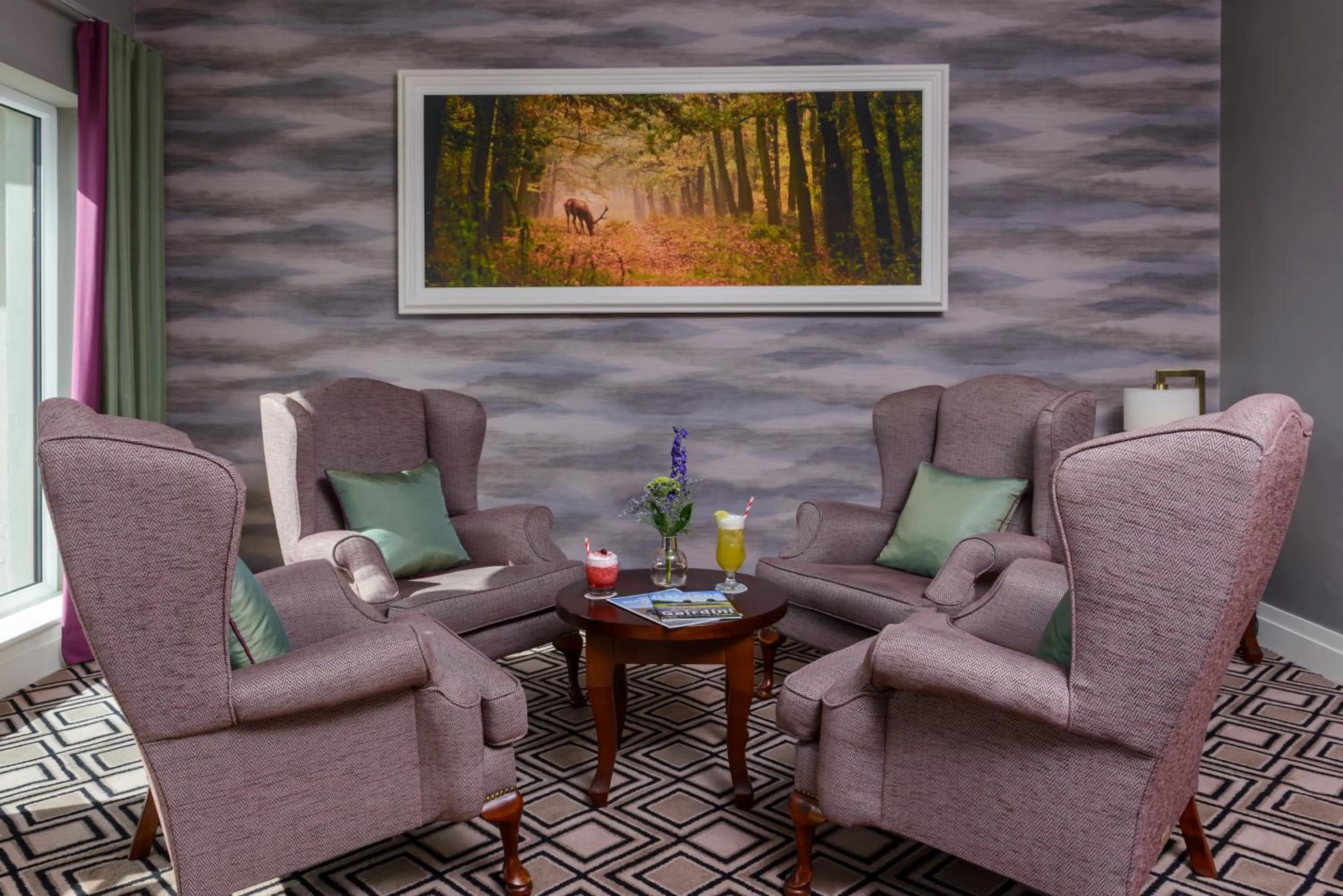 Seating area in Castlerosse Park Resort