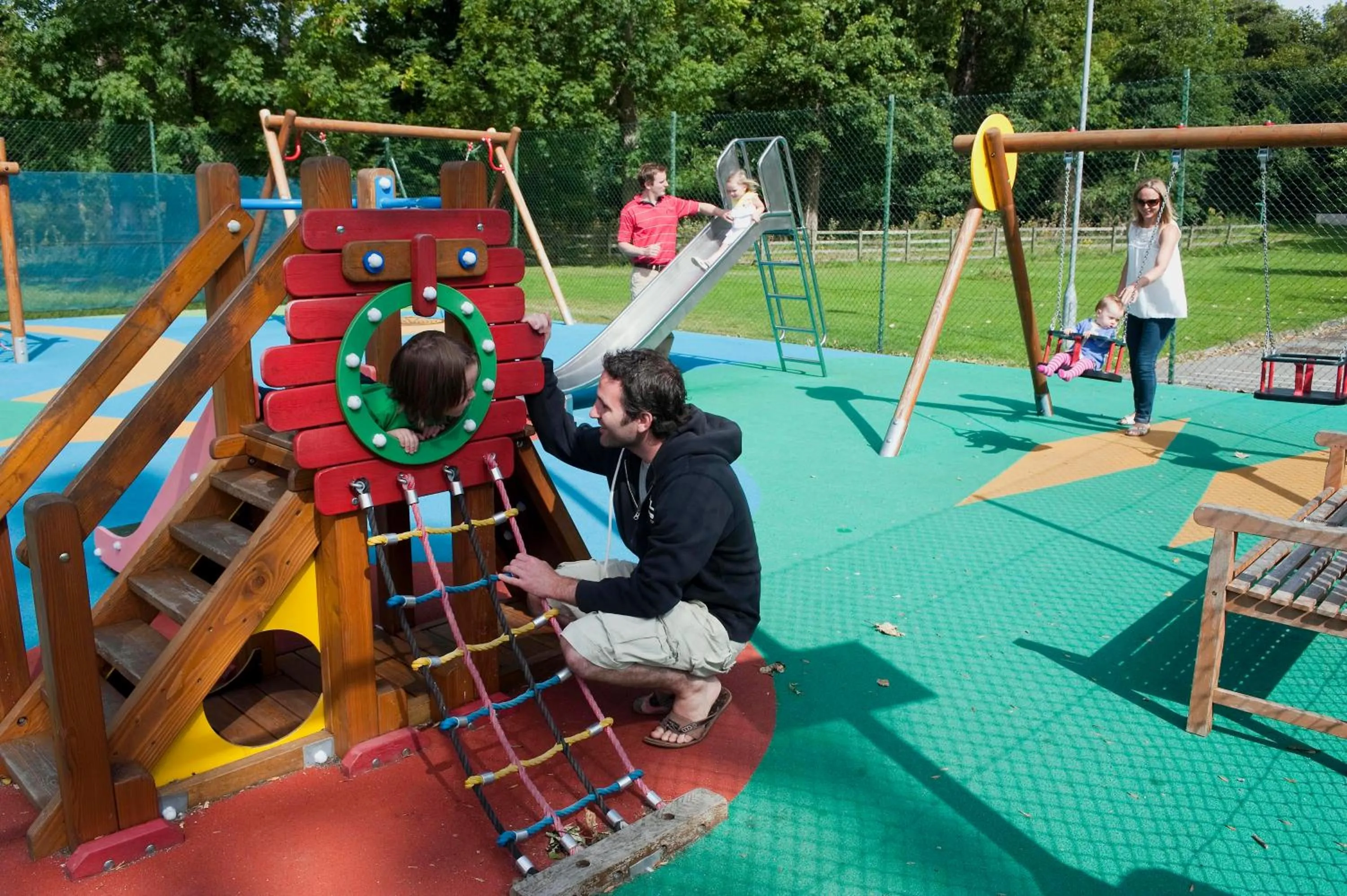 Children play ground in Castlerosse Park Resort