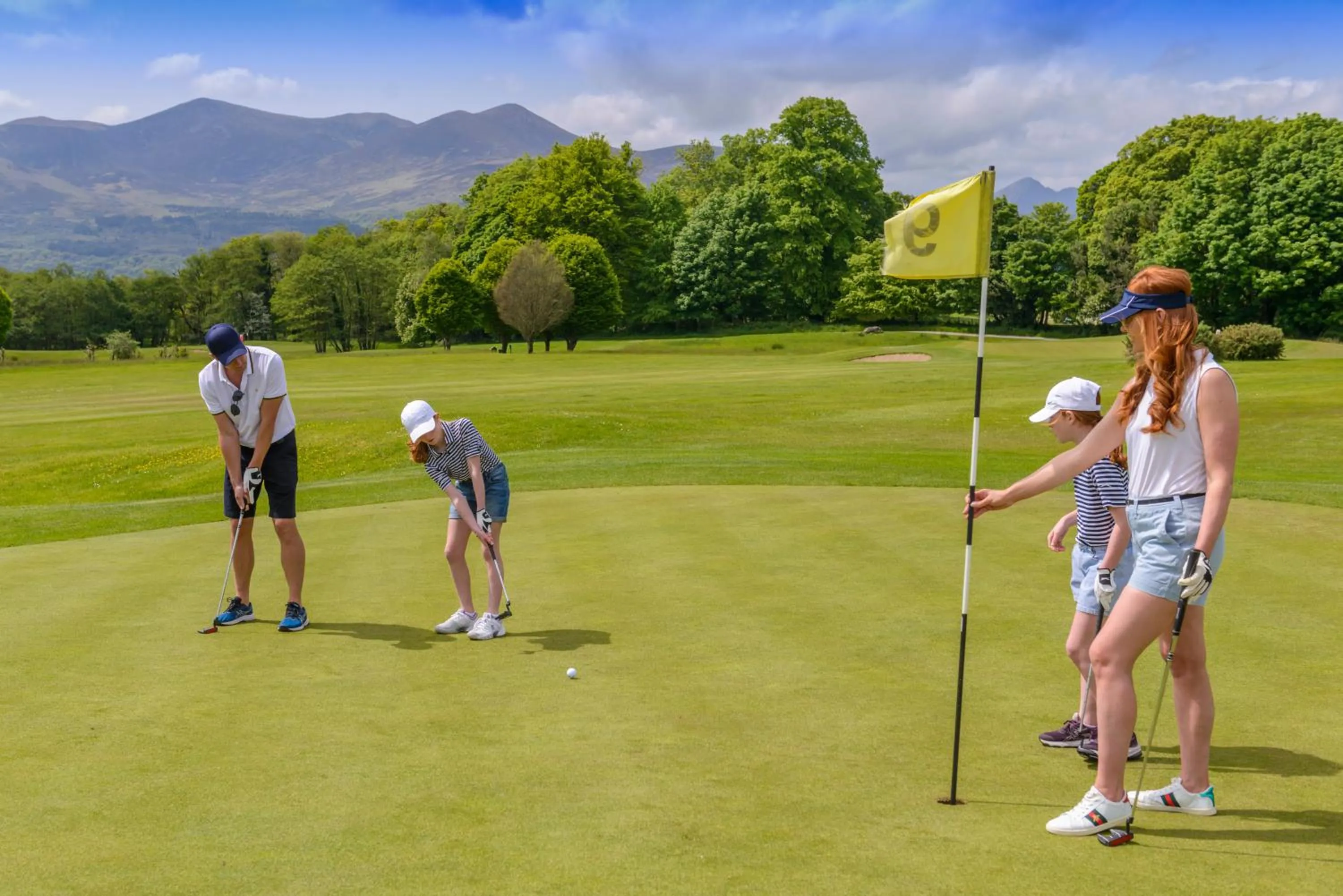 Golfcourse in Castlerosse Park Resort