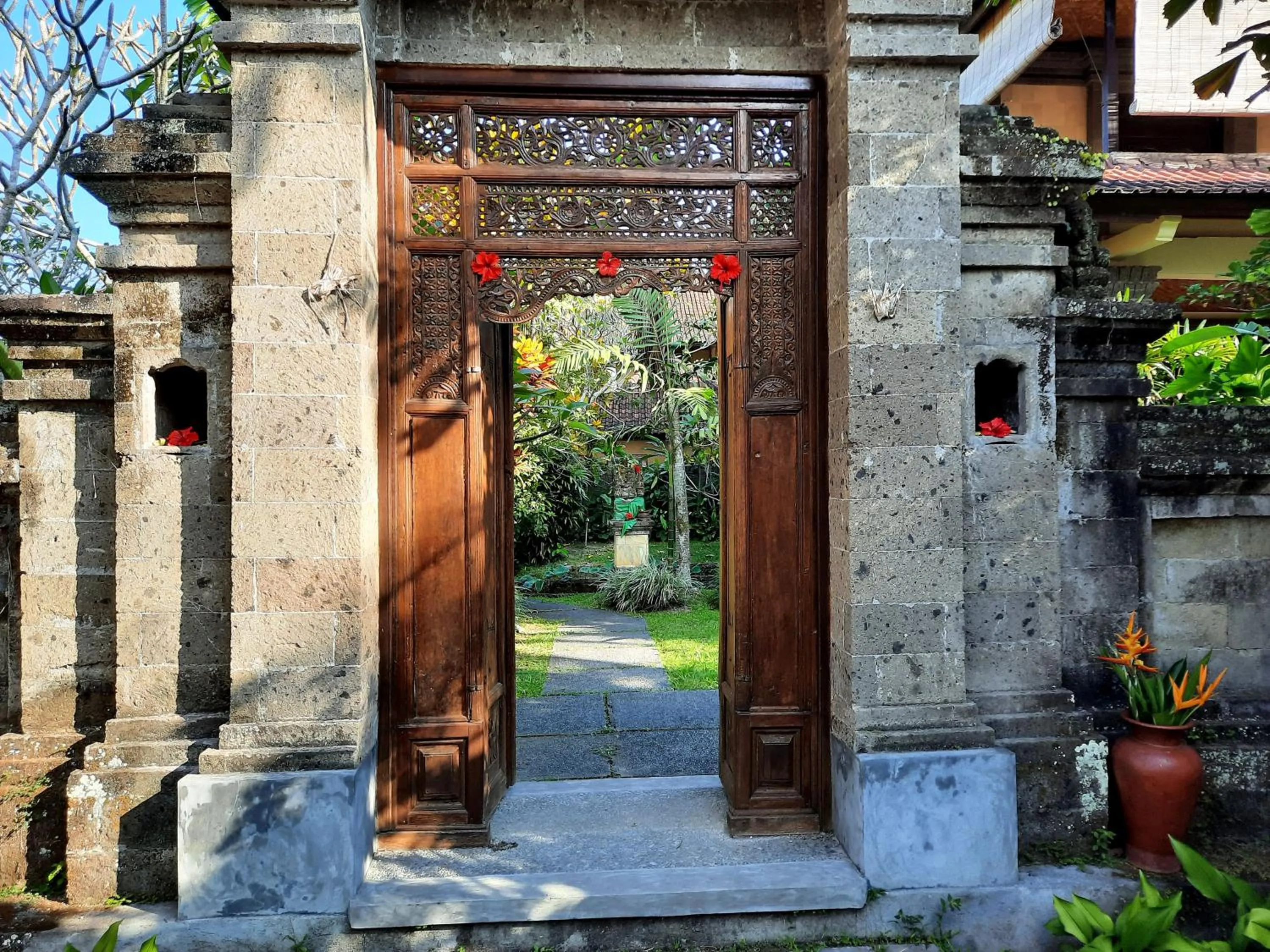 Facade/entrance in Alam Shanti Ubud