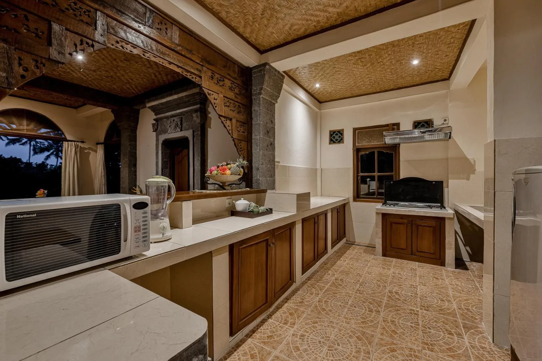 Kitchen or kitchenette in Alam Shanti Ubud