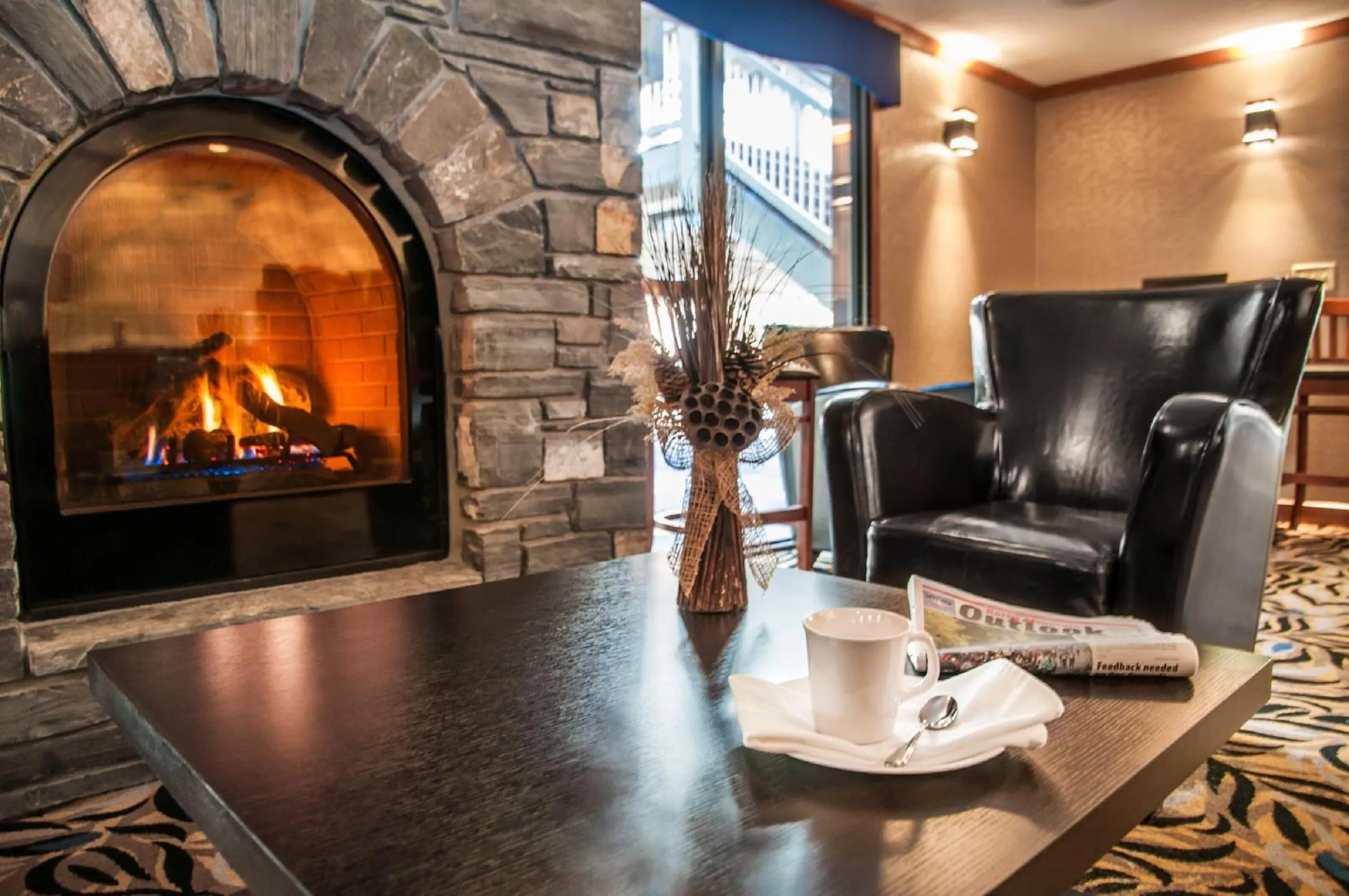 Lobby or reception in Charltons Banff