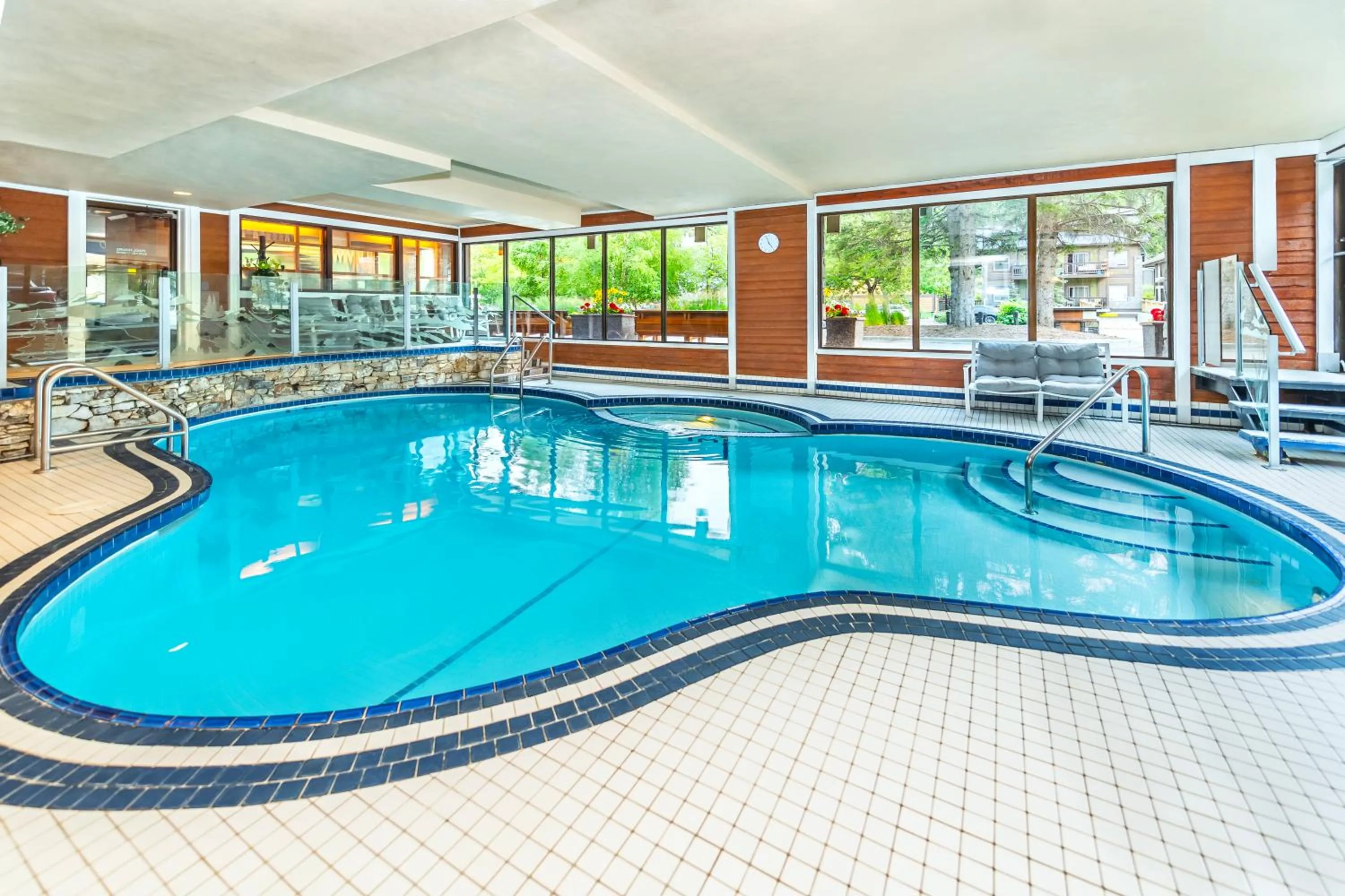 Swimming pool in Charltons Banff