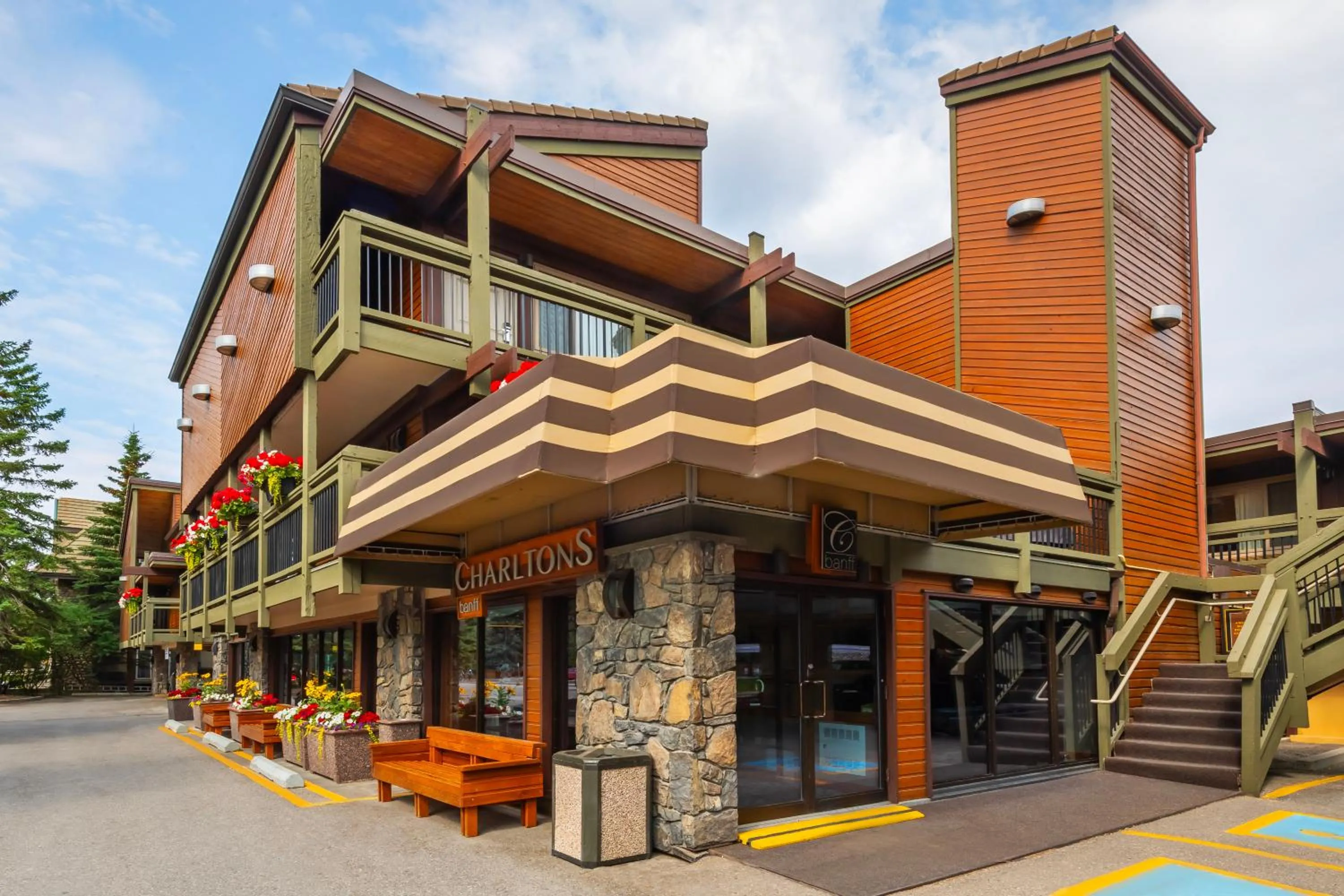 Facade/entrance in Charltons Banff