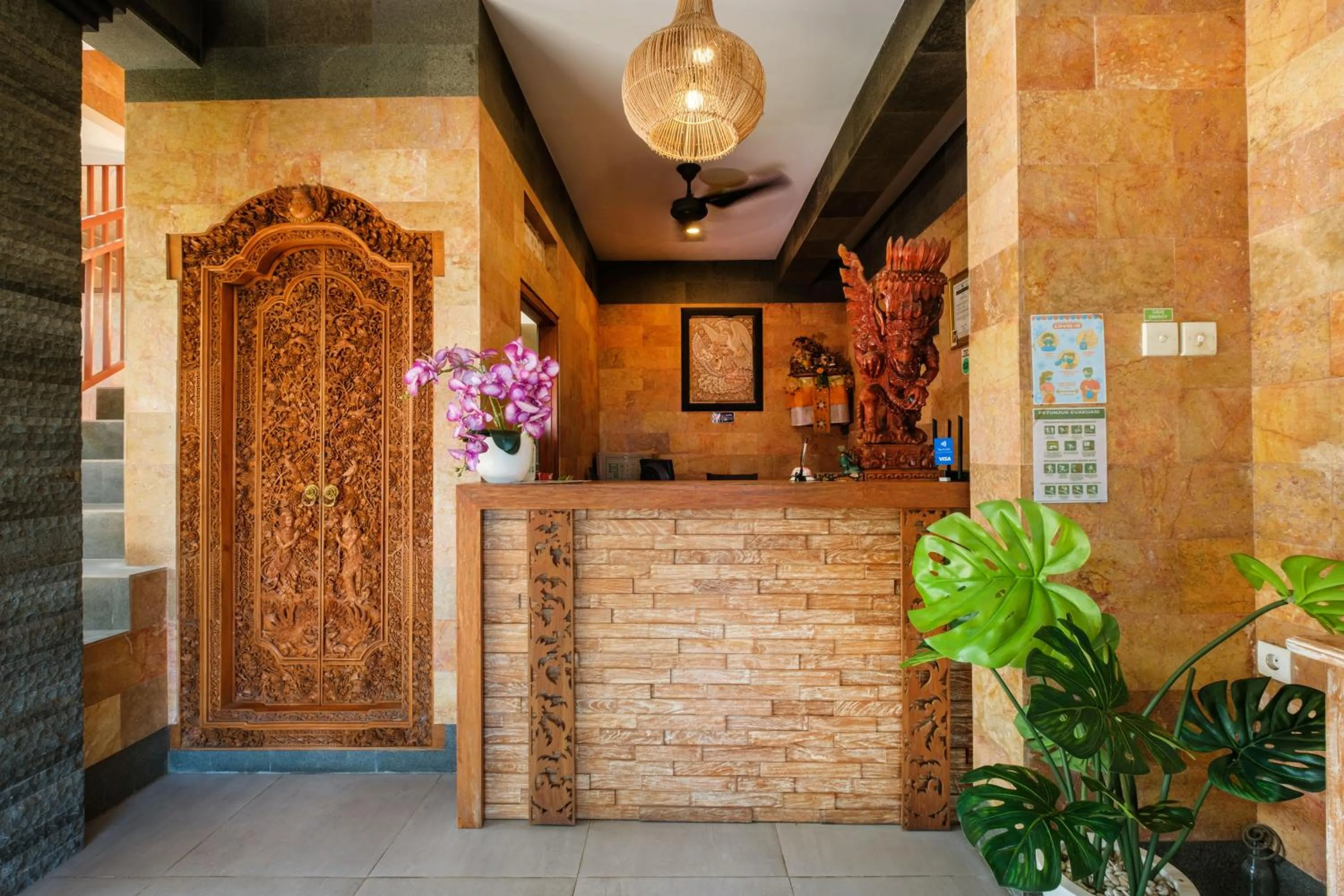 Lobby or reception in Puri Kobot