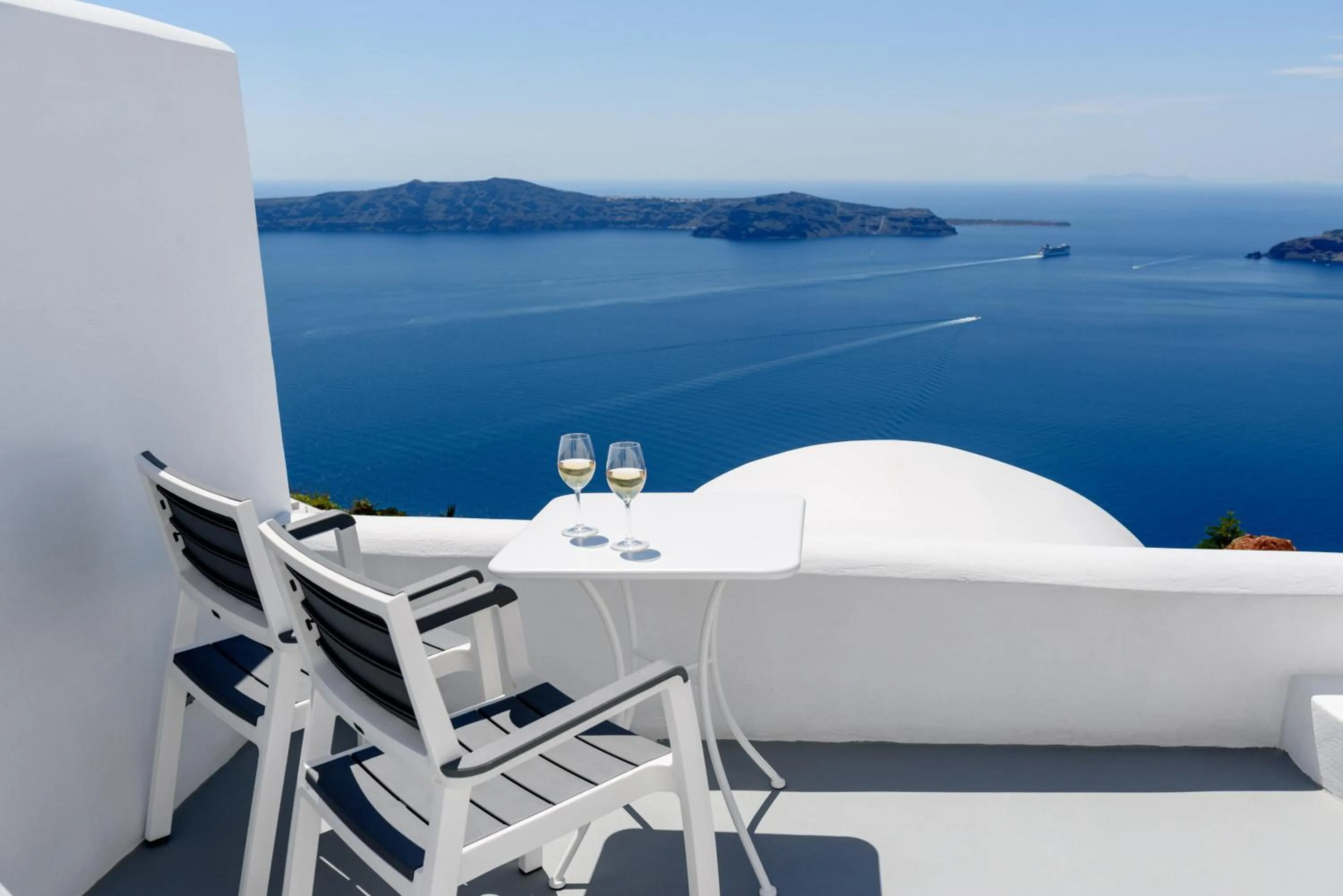 Balcony/Terrace in Abyssanto Suites and Spa