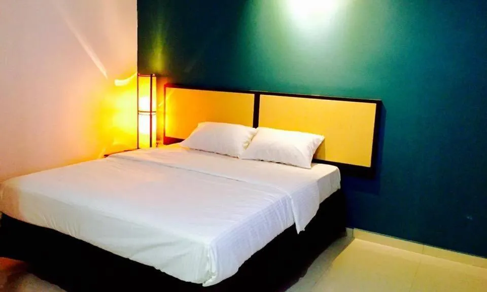 Bed in Senrose Hotel Kuantan