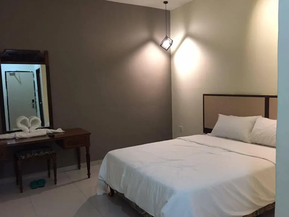 Bed in Senrose Hotel Kuantan