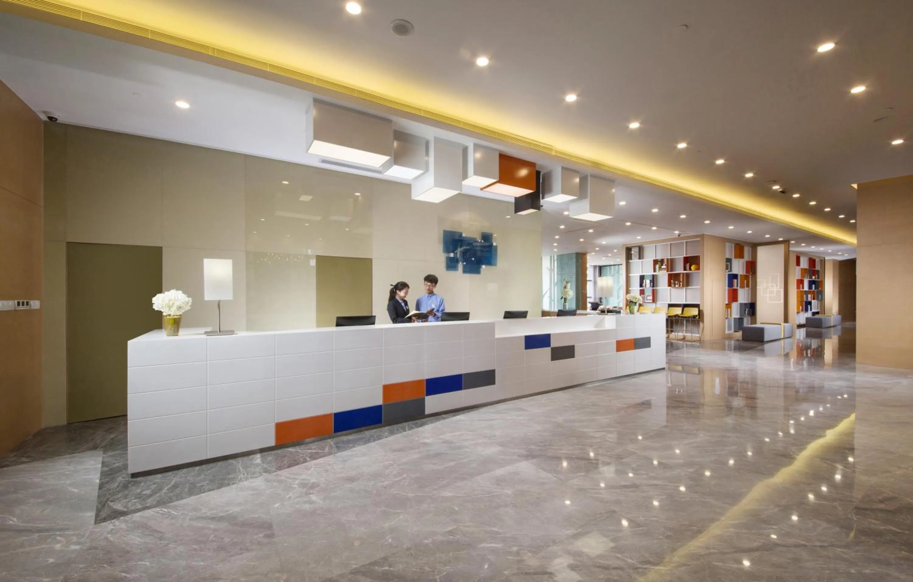 Lobby or reception, Lobby/Reception in Holiday Inn Express Chengdu Dafeng, an IHG Hotel