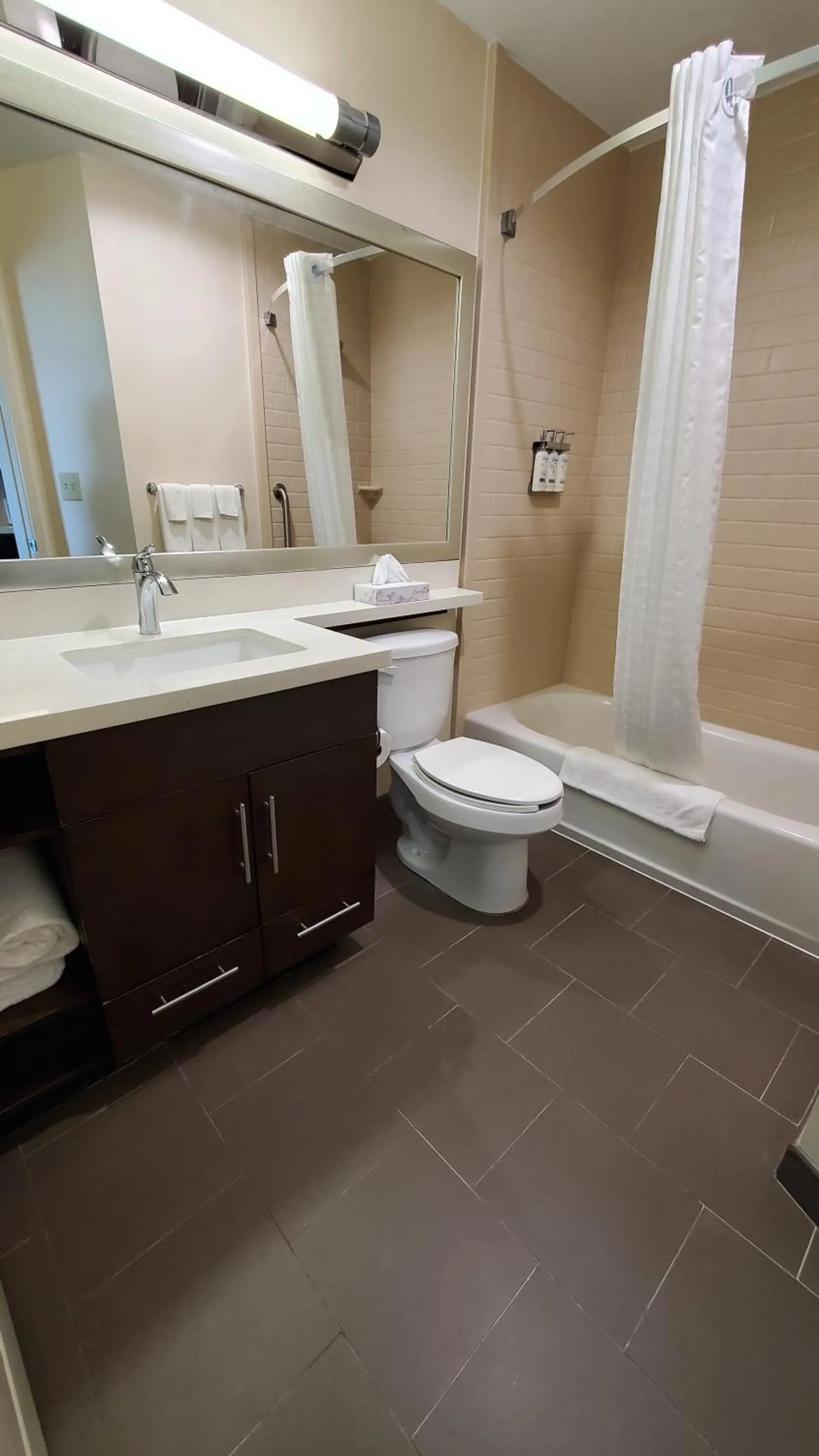Bathroom in Candlewood Suites - Lake Charles South by IHG